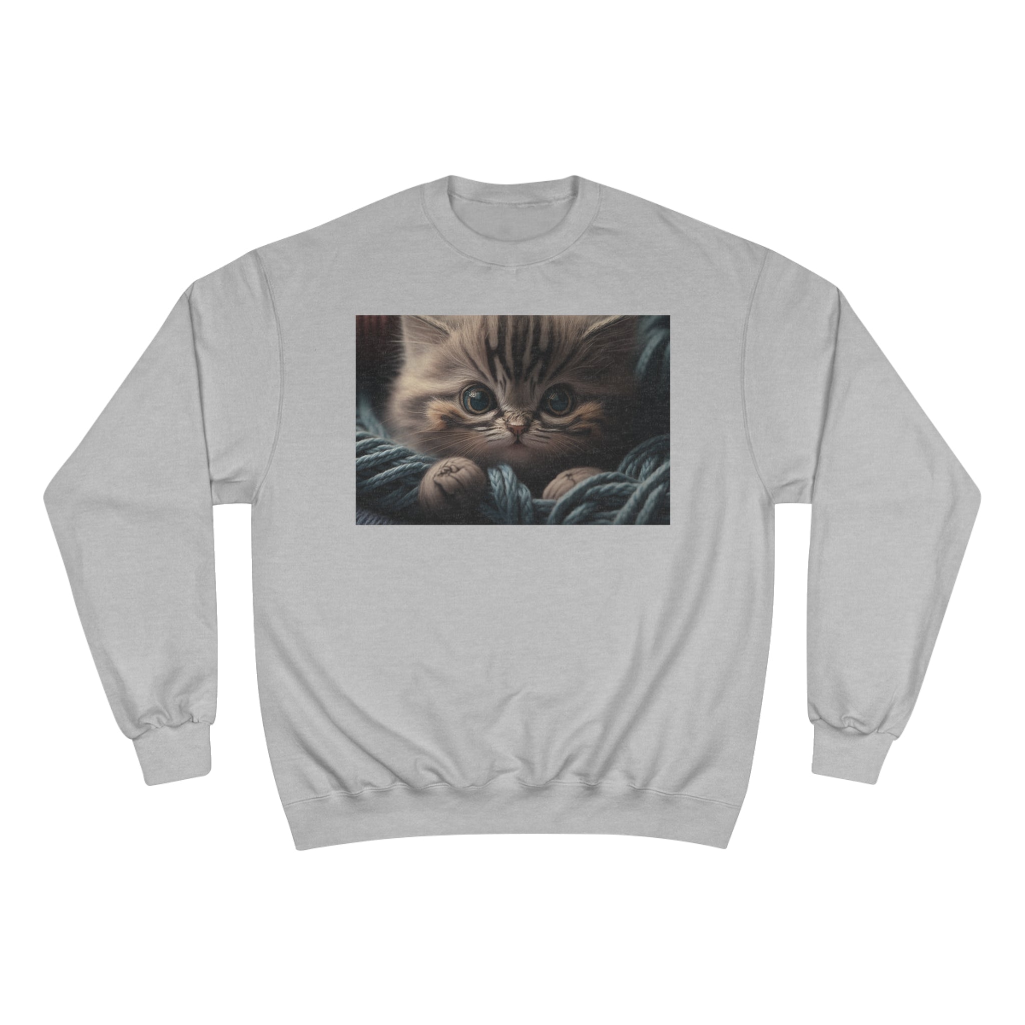 Champion Sweatshirt - Knit Animals, Kitten
