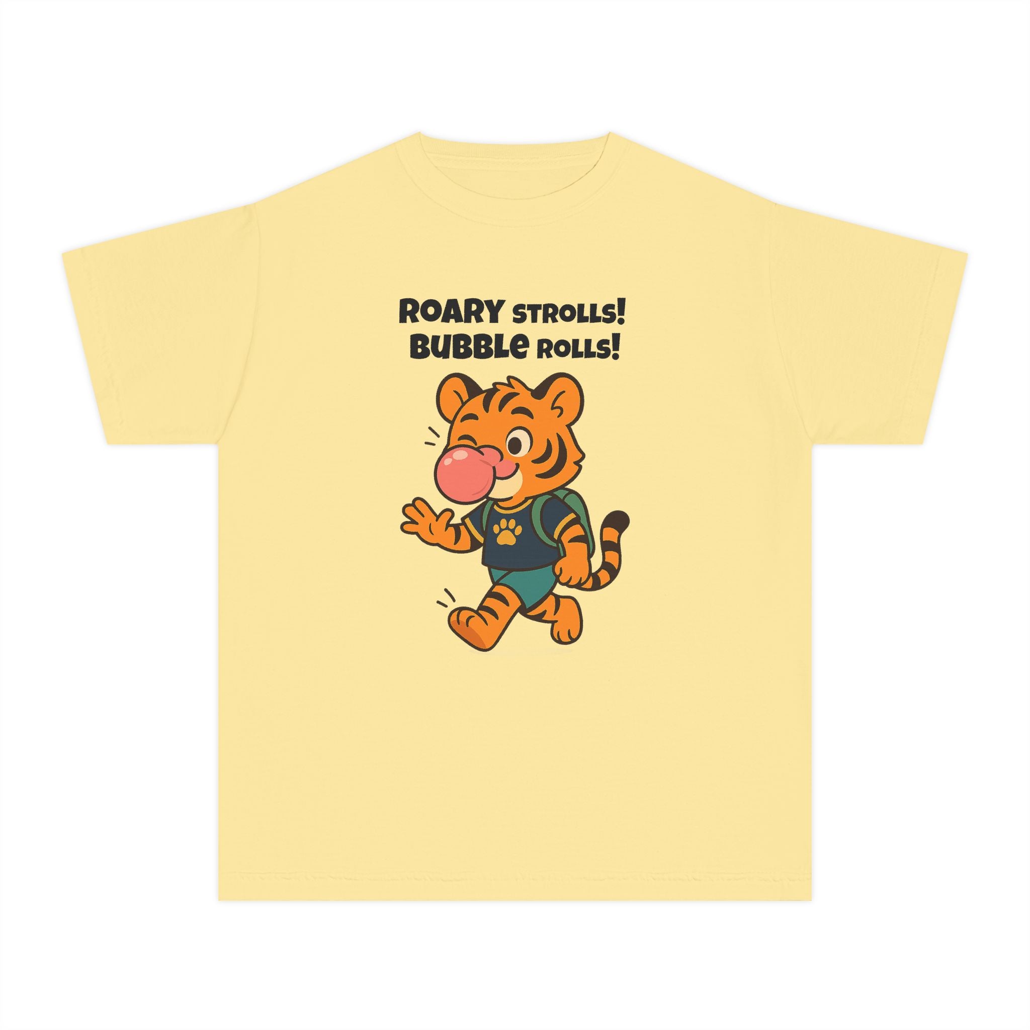 Youth Midweight Cotton Tee - Roary's Bubblegum Time