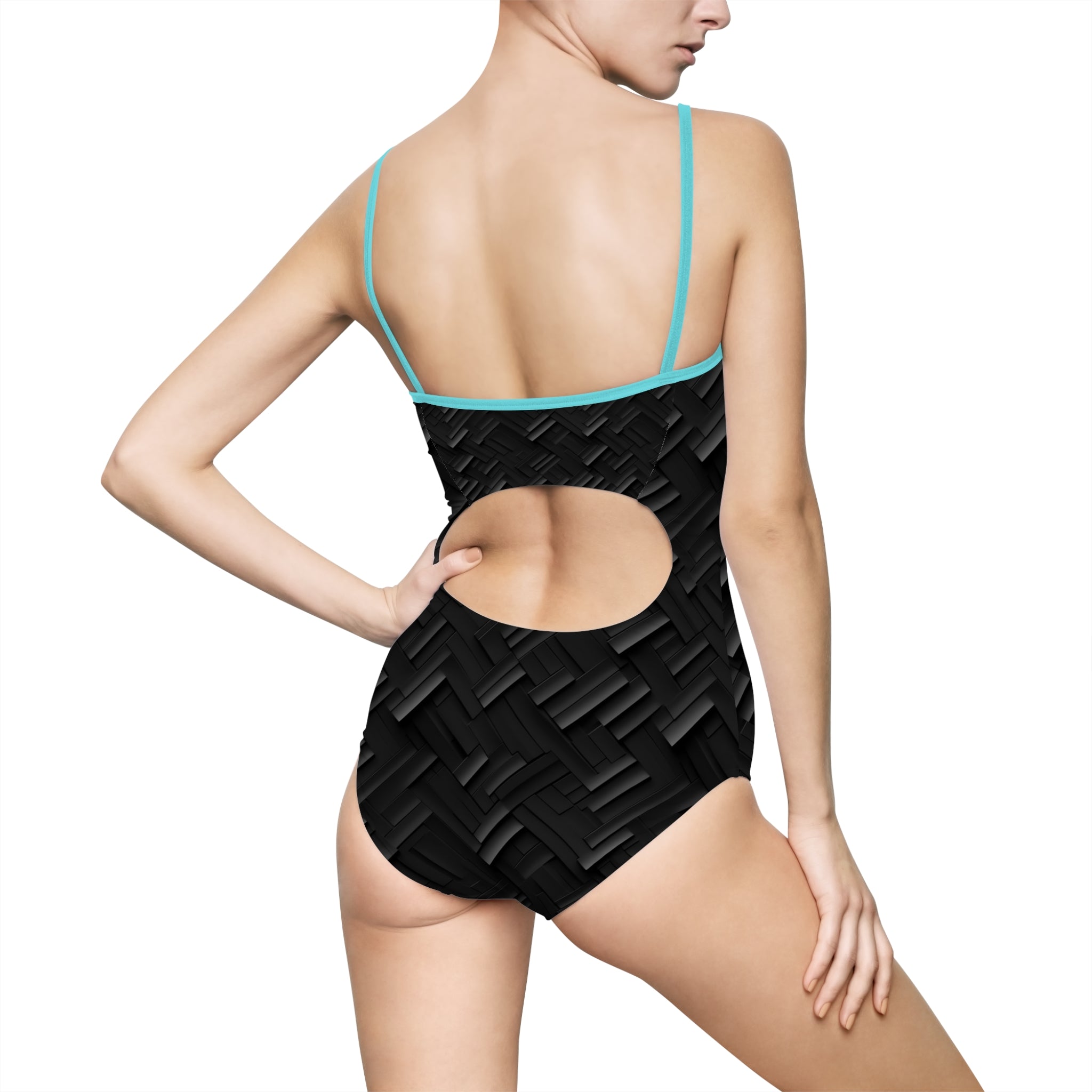 Women's One-piece Swimsuit (AOP) - Vibrant Designs 01