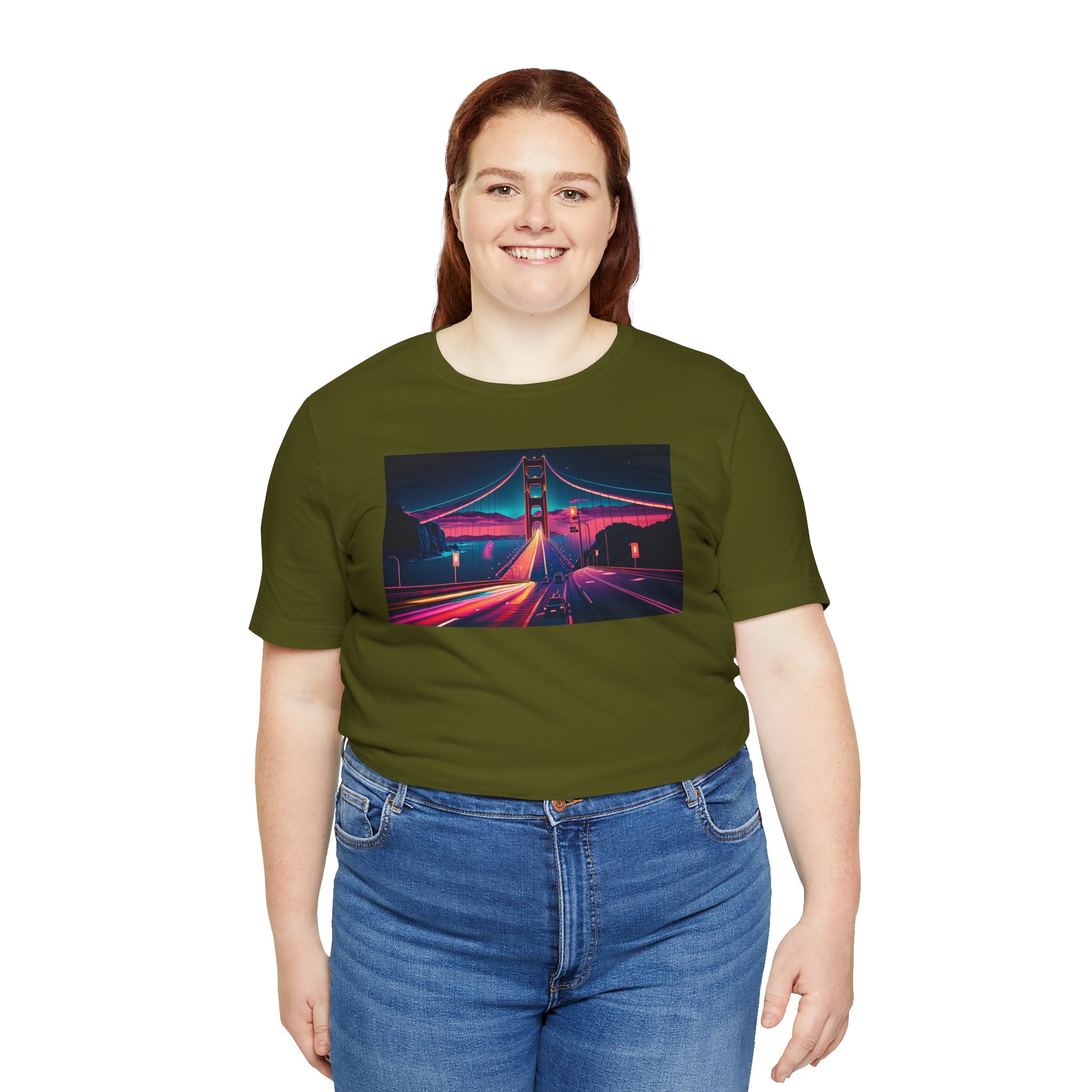Unisex Jersey Short Sleeve Tee - Golden Gate Bridge, San Francisco, USA