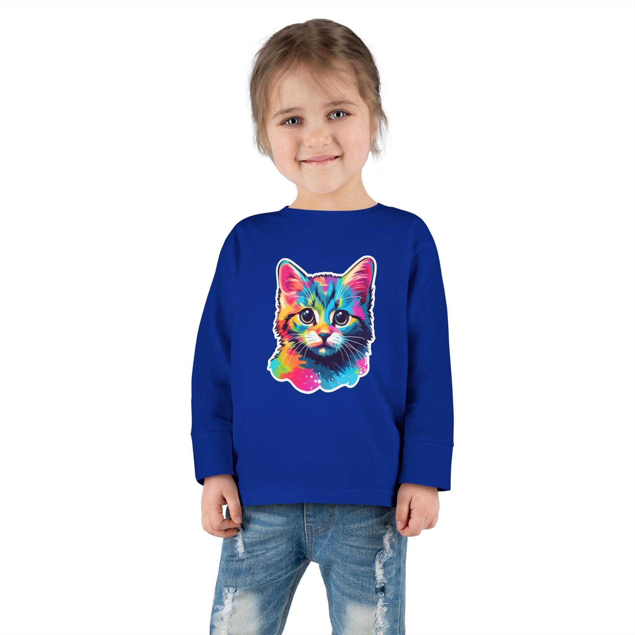 Toddler Long Sleeve Tee - Kittens 02