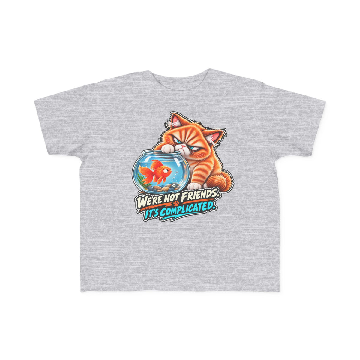 Fish Friend - Mildly Feral - Toddler Short Sleeve Tee