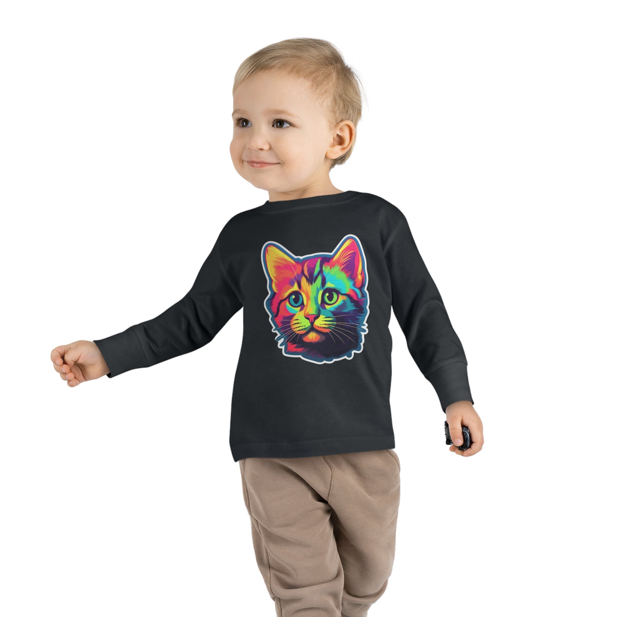 Toddler Long Sleeve Tee - Kittens 07