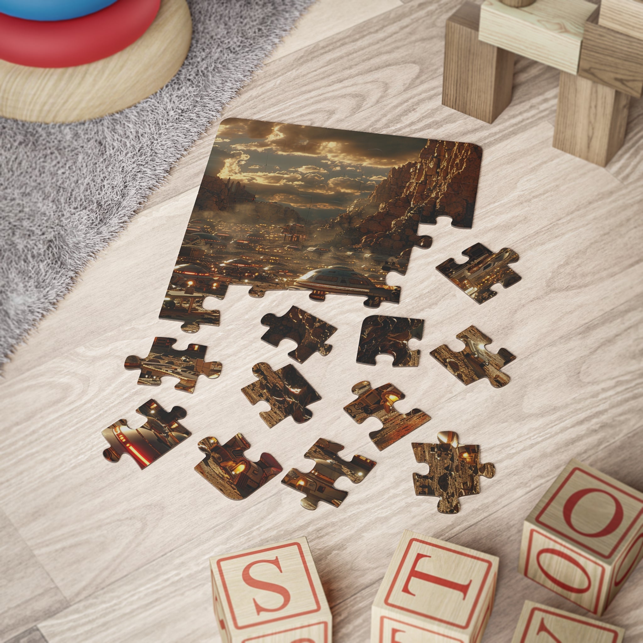 Kids' Puzzle, 30-Piece - Mars Colony