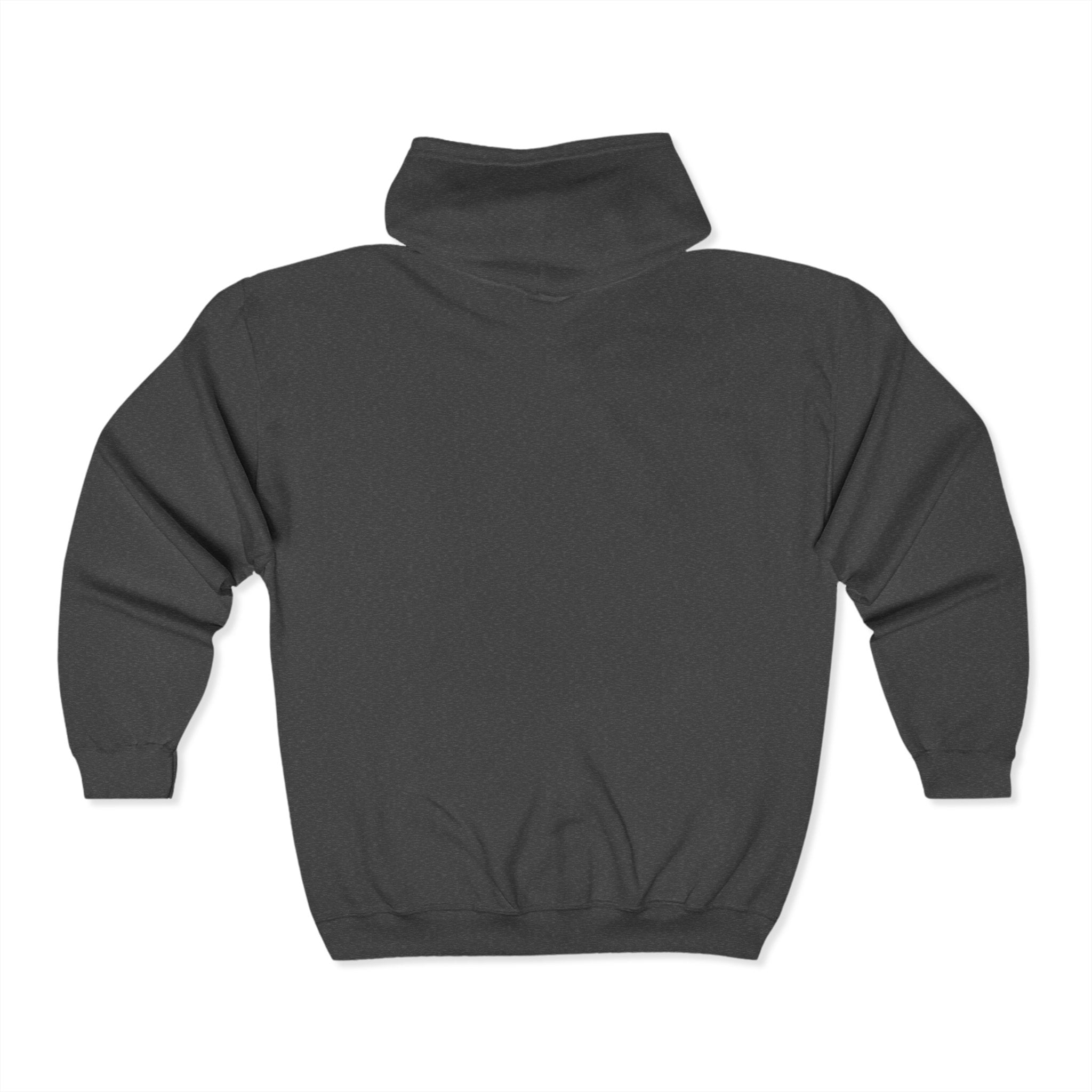 Unisex Heavy Blend™ Full Zip Hooded Sweatshirt - Neon Motorcycle 08