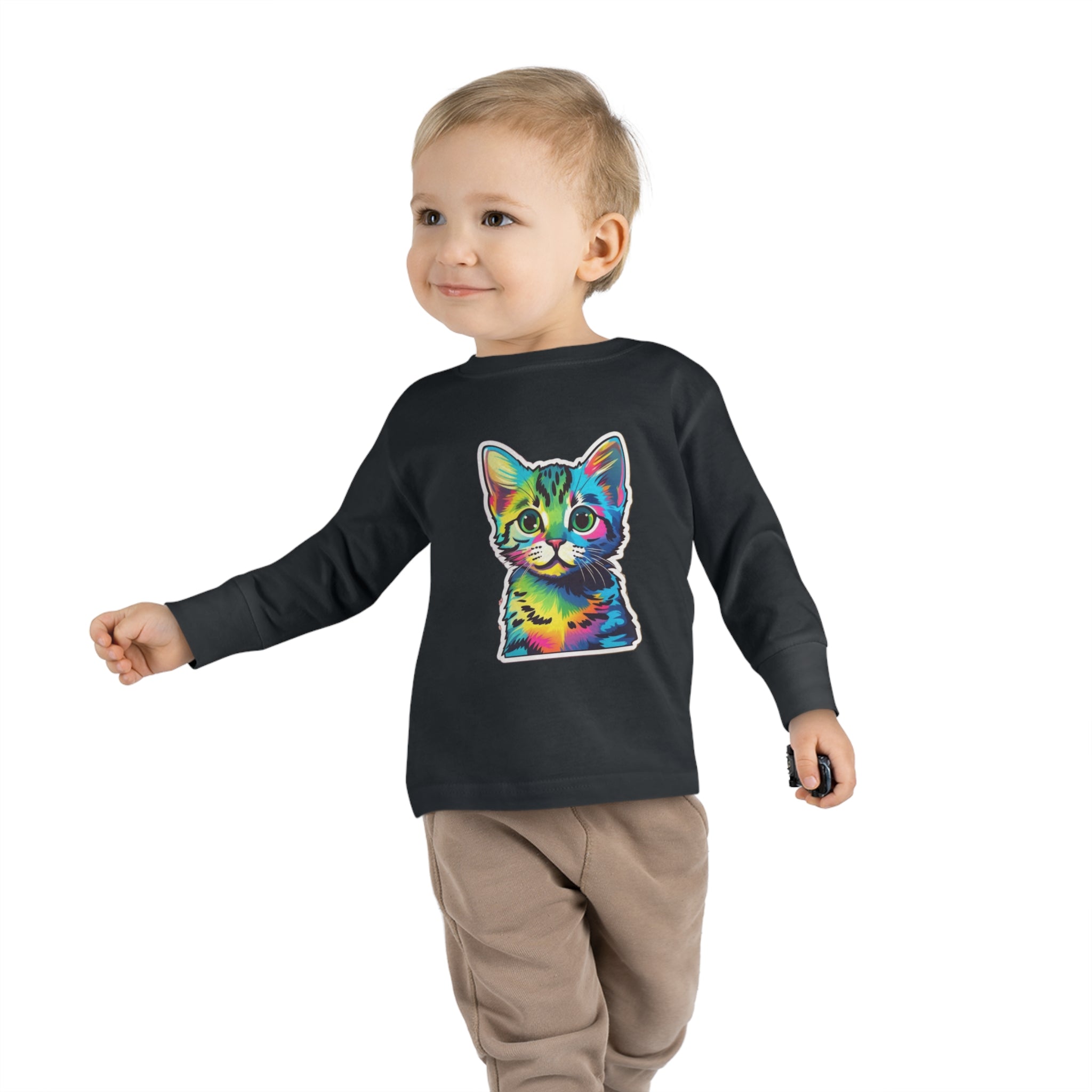 Toddler Long Sleeve Tee - Kittens 06