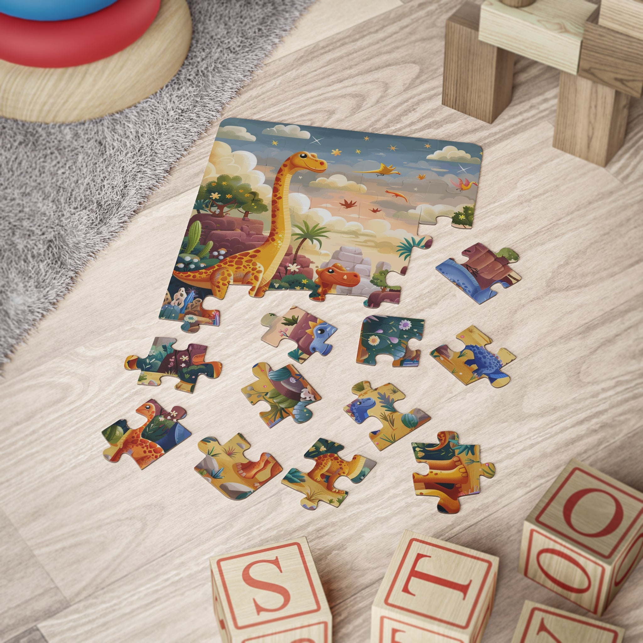 Kids' Puzzle, 30-Piece - Dino Land