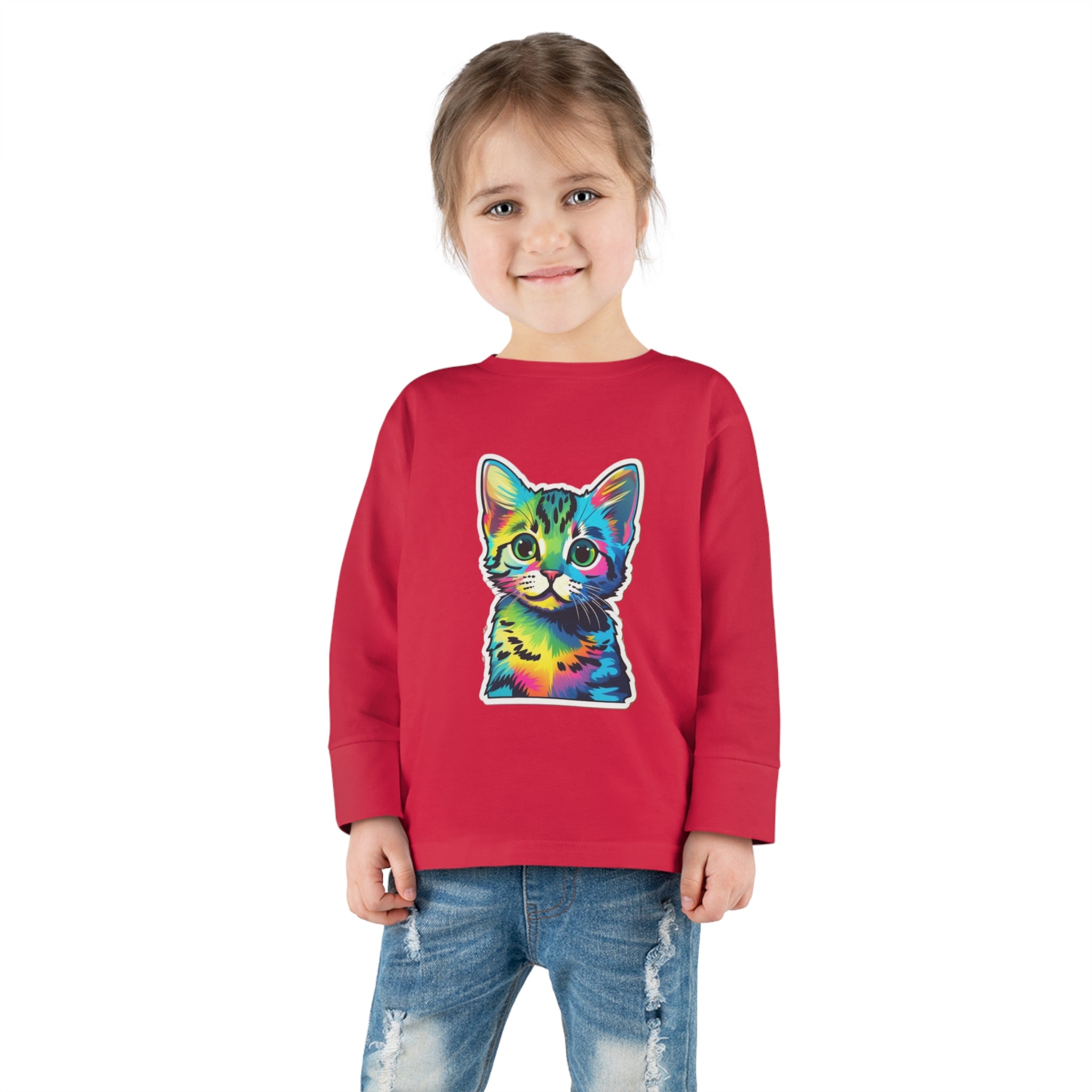 Toddler Long Sleeve Tee - Kittens 06