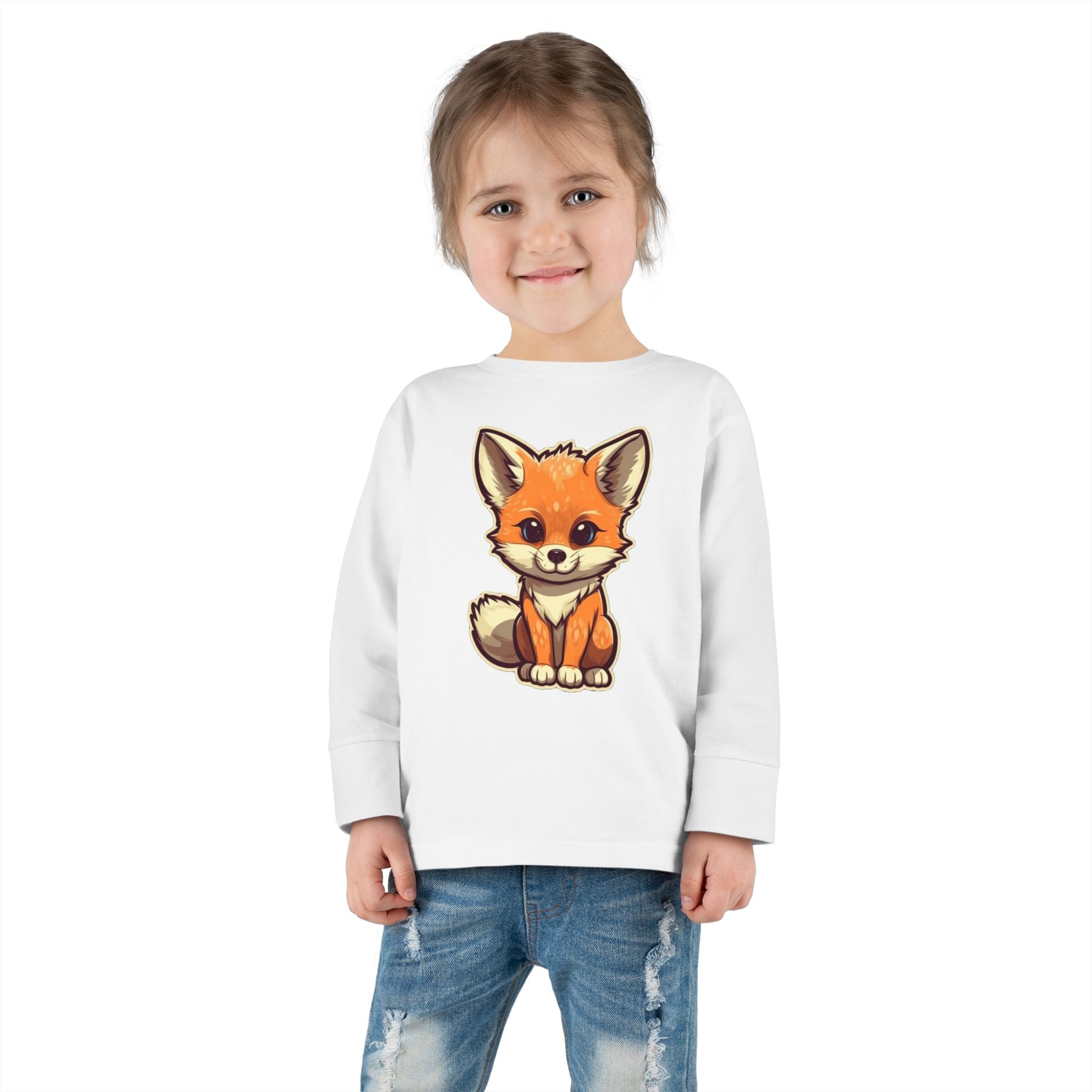 Toddler Long Sleeve Tee - Fox Pup