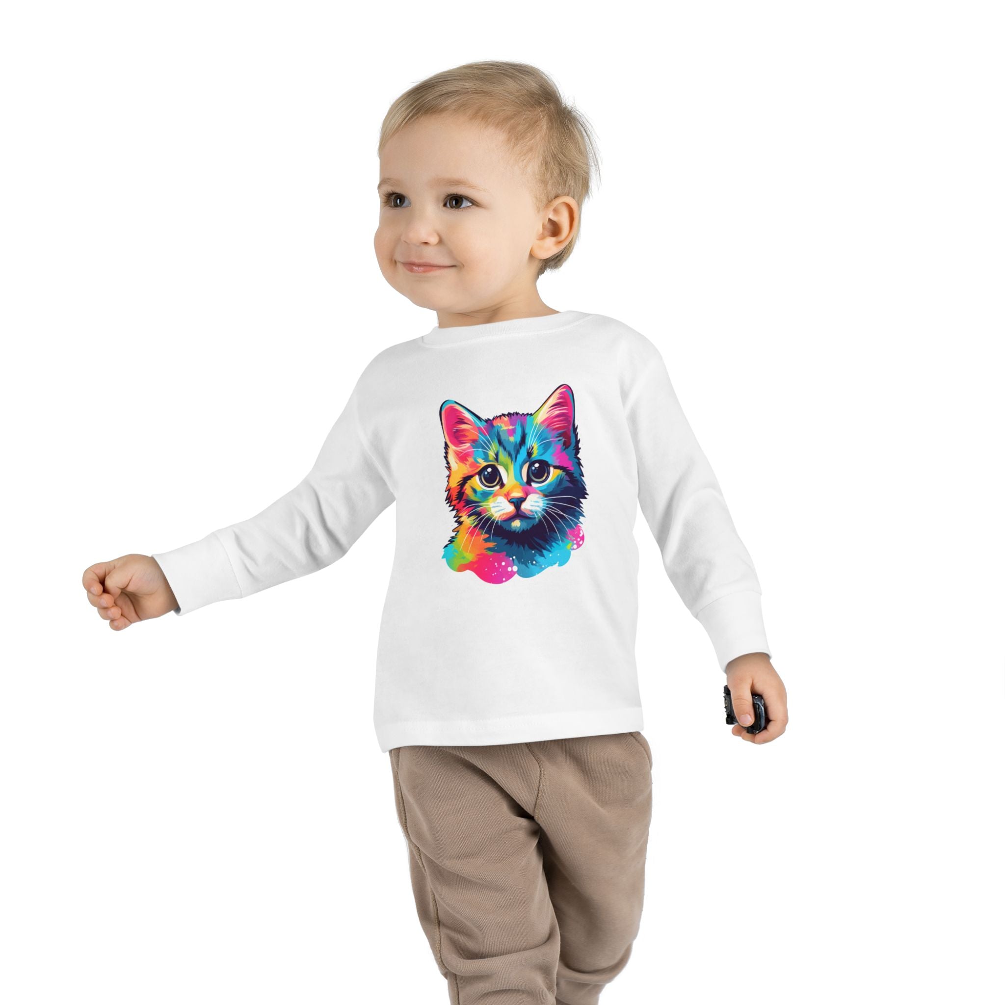 Toddler Long Sleeve Tee - Kittens 02