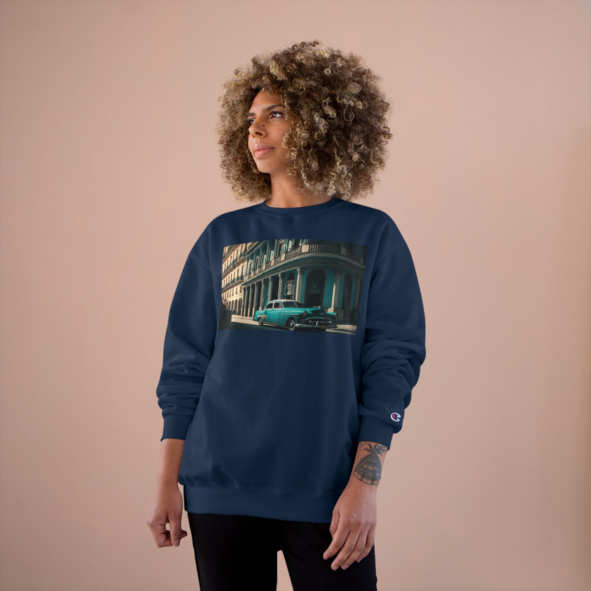 Champion Sweatshirt - Duotone Cities, Havana