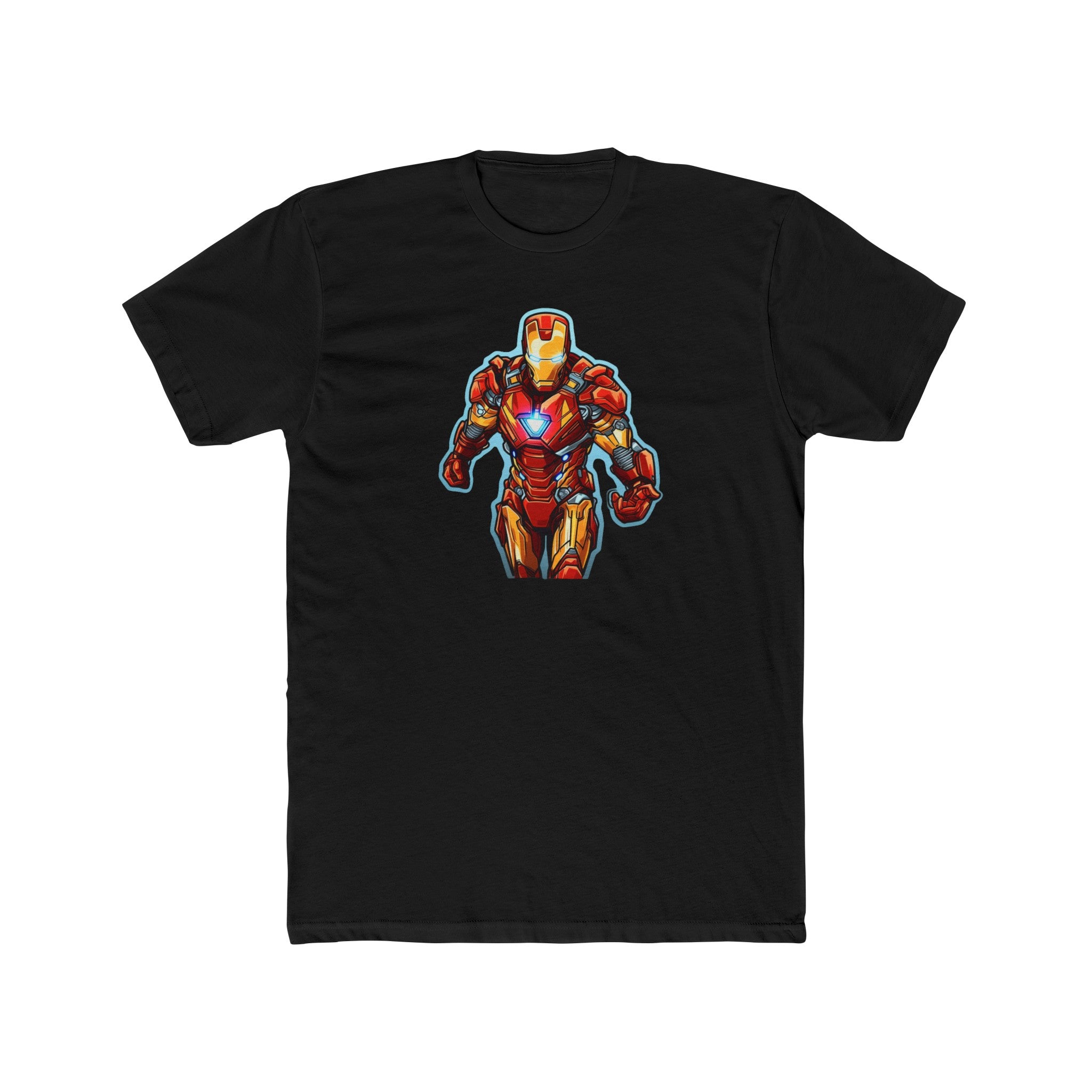 Men's Cotton Crew Tee - Superheroes Collection - Iron-Man 01
