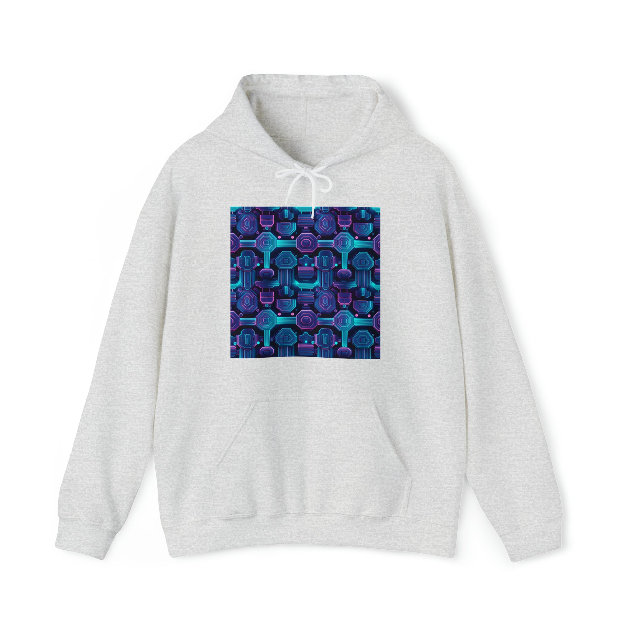 Unisex Heavy Blend™ Hooded Sweatshirt - Abstract Neon Designs 02