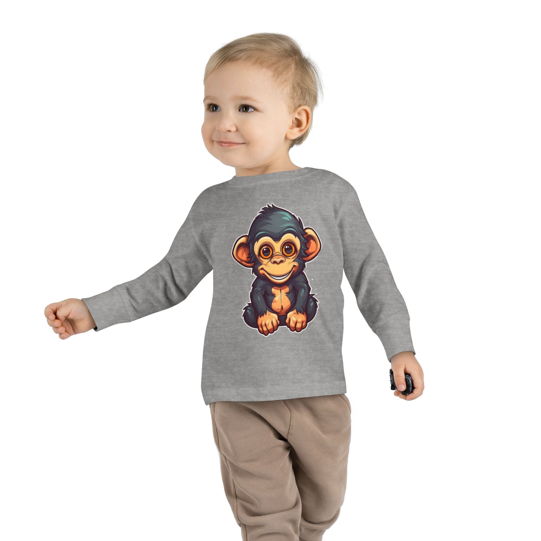 Toddler Long Sleeve Tee - Chimpanzee Infant