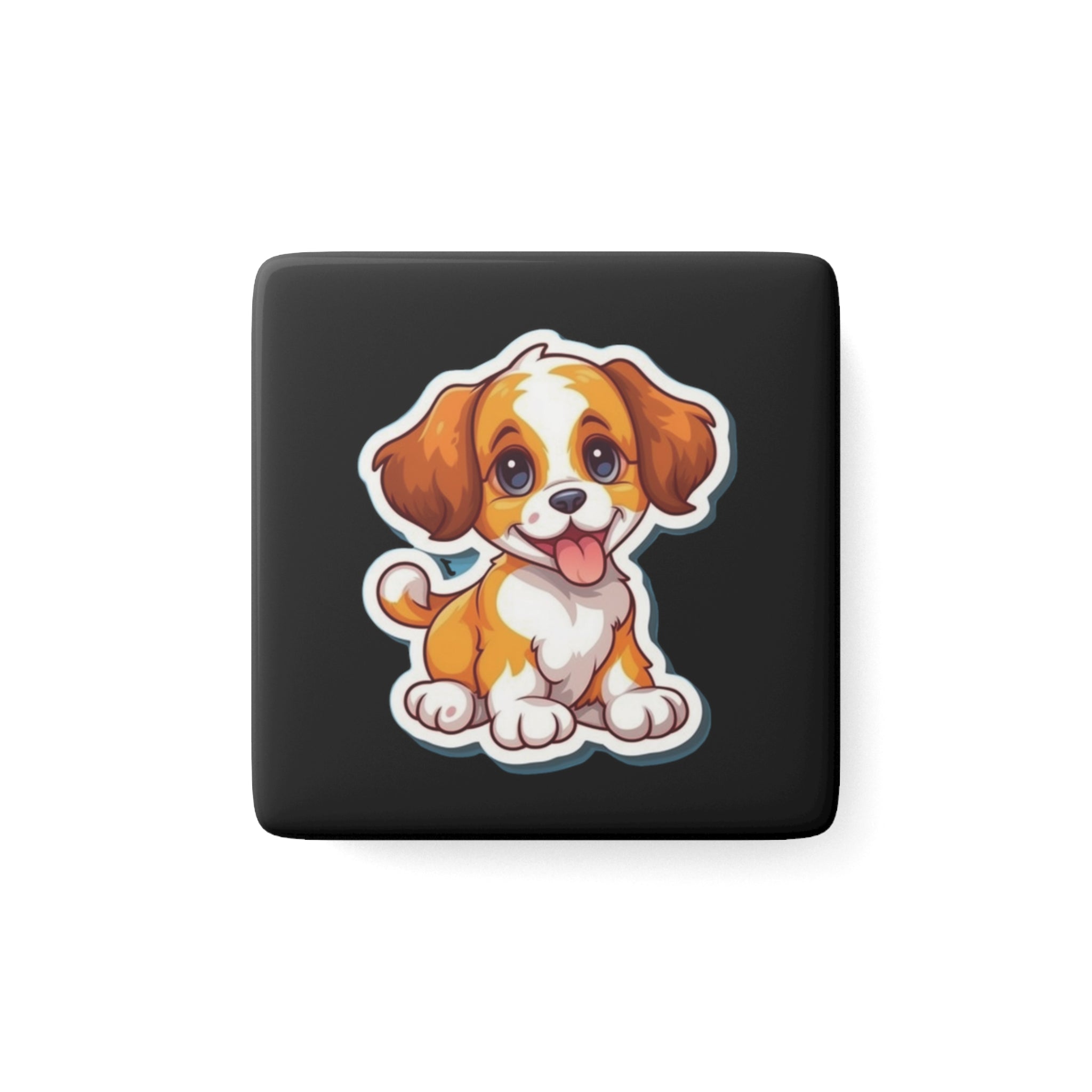 Porcelain Magnet, Square - Adorable Mascots 03