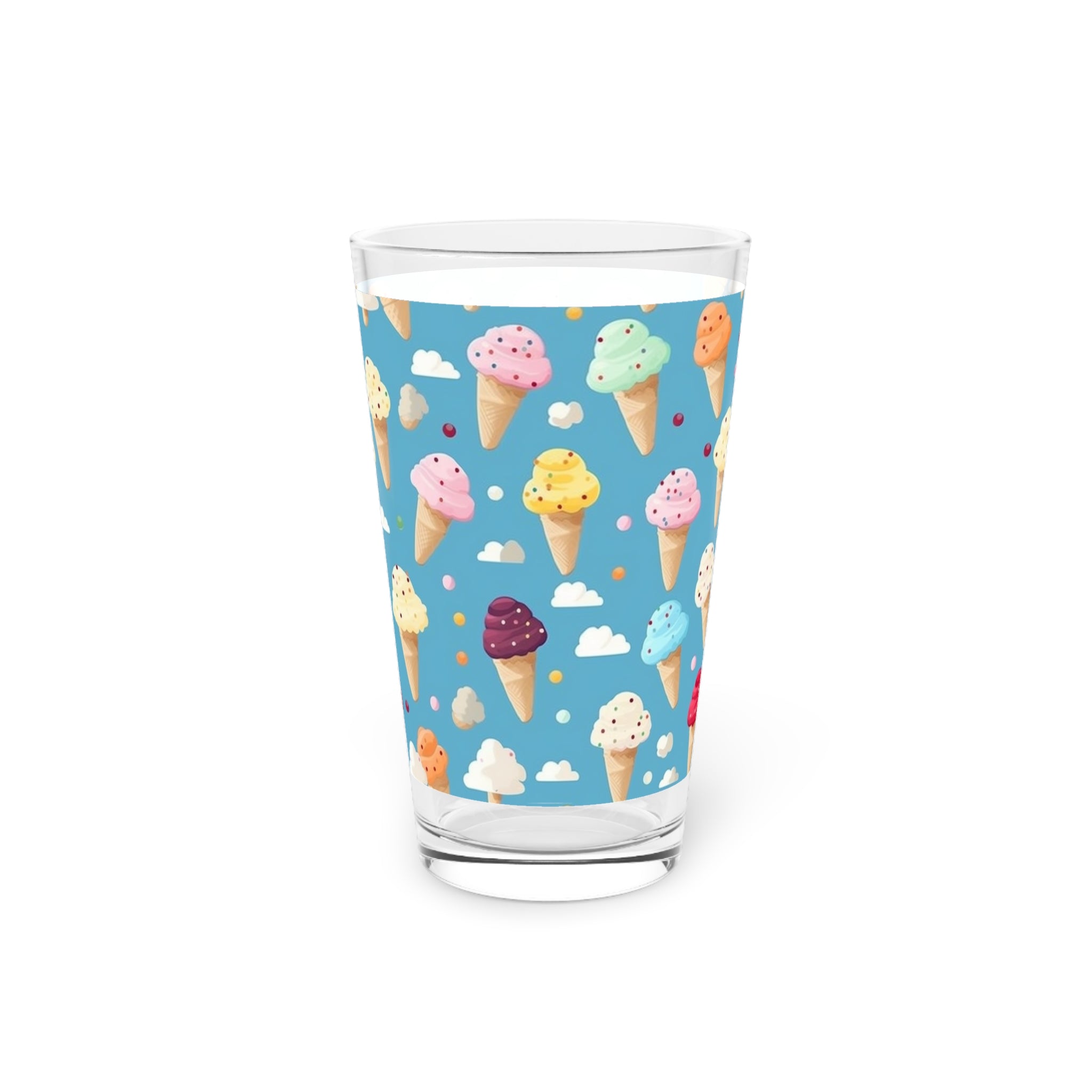 Pint Glass, 16oz - Abstract Designs 09