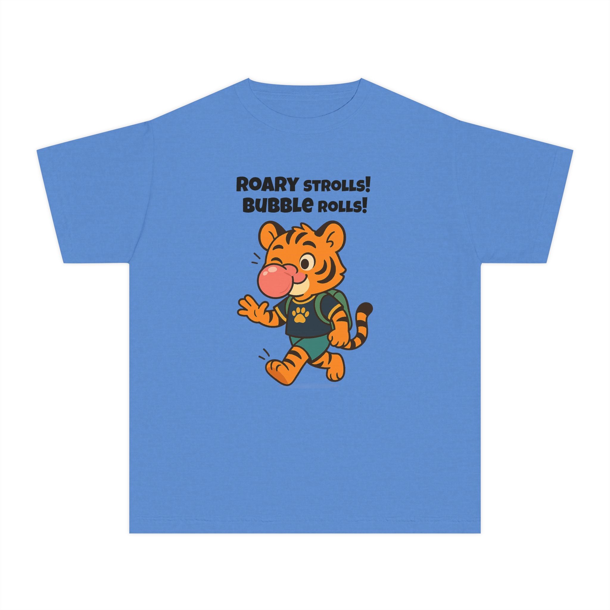 Youth Midweight Cotton Tee - Roary's Bubblegum Time