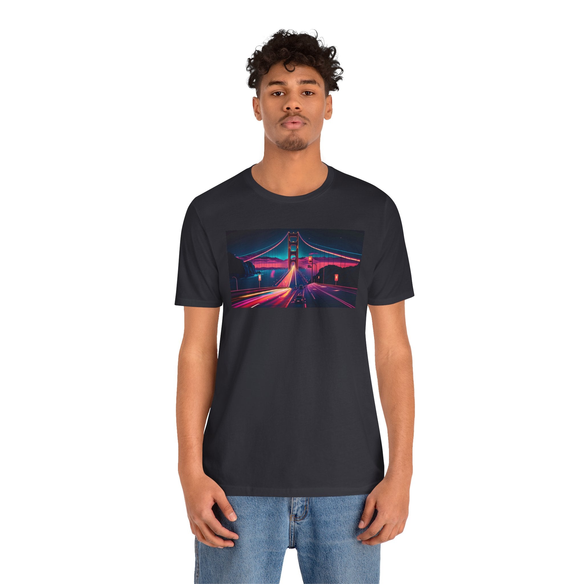 Unisex Jersey Short Sleeve Tee - Golden Gate Bridge, San Francisco, USA