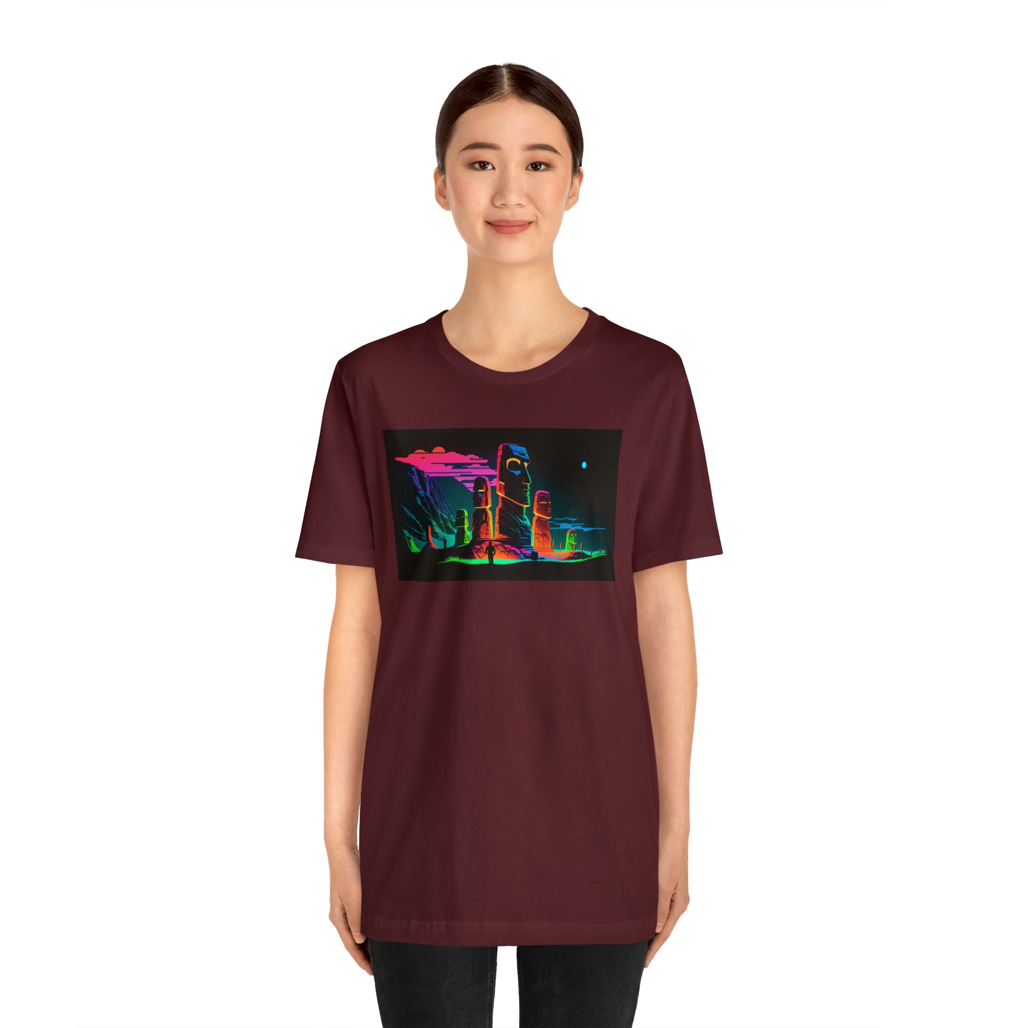 Unisex Jersey Short Sleeve Tee - Easter Islands, Chile