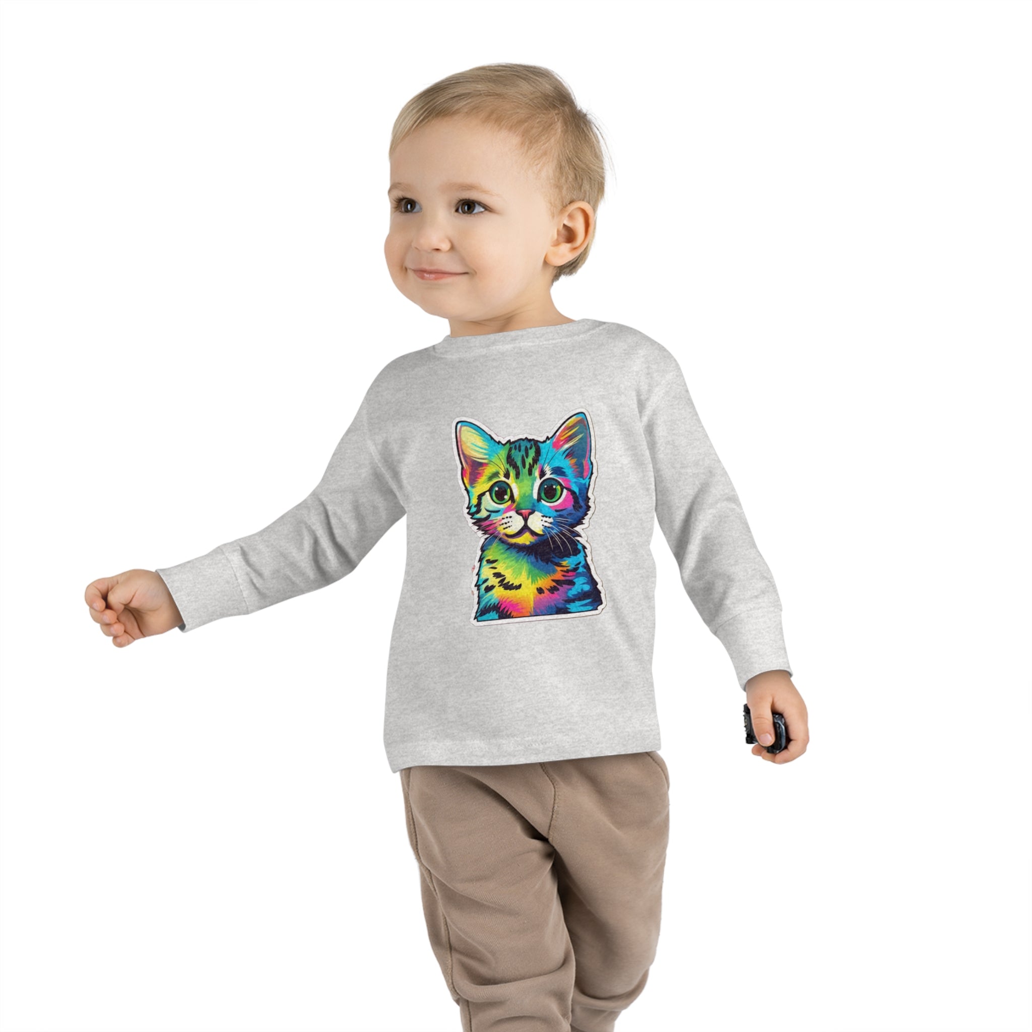 Toddler Long Sleeve Tee - Kittens 06