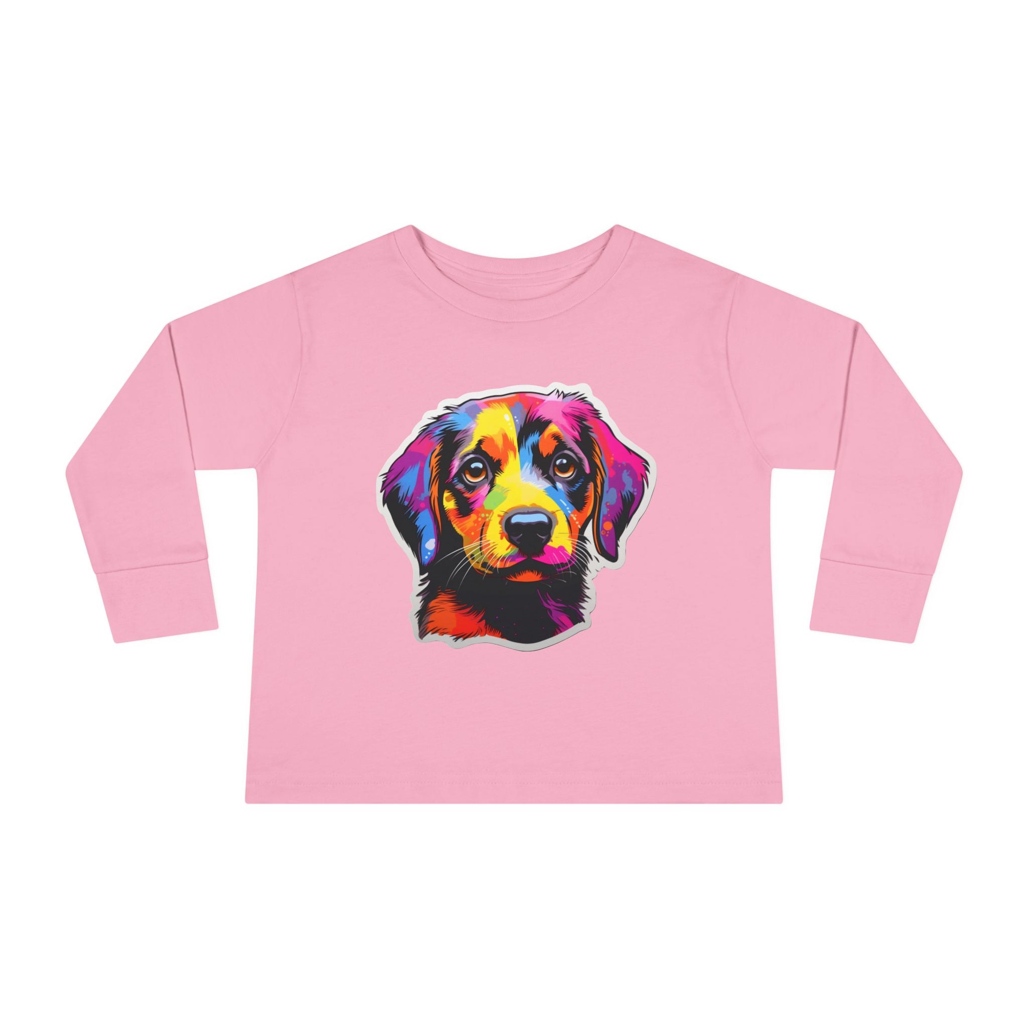 Toddler Long Sleeve Tee - Puppies 10
