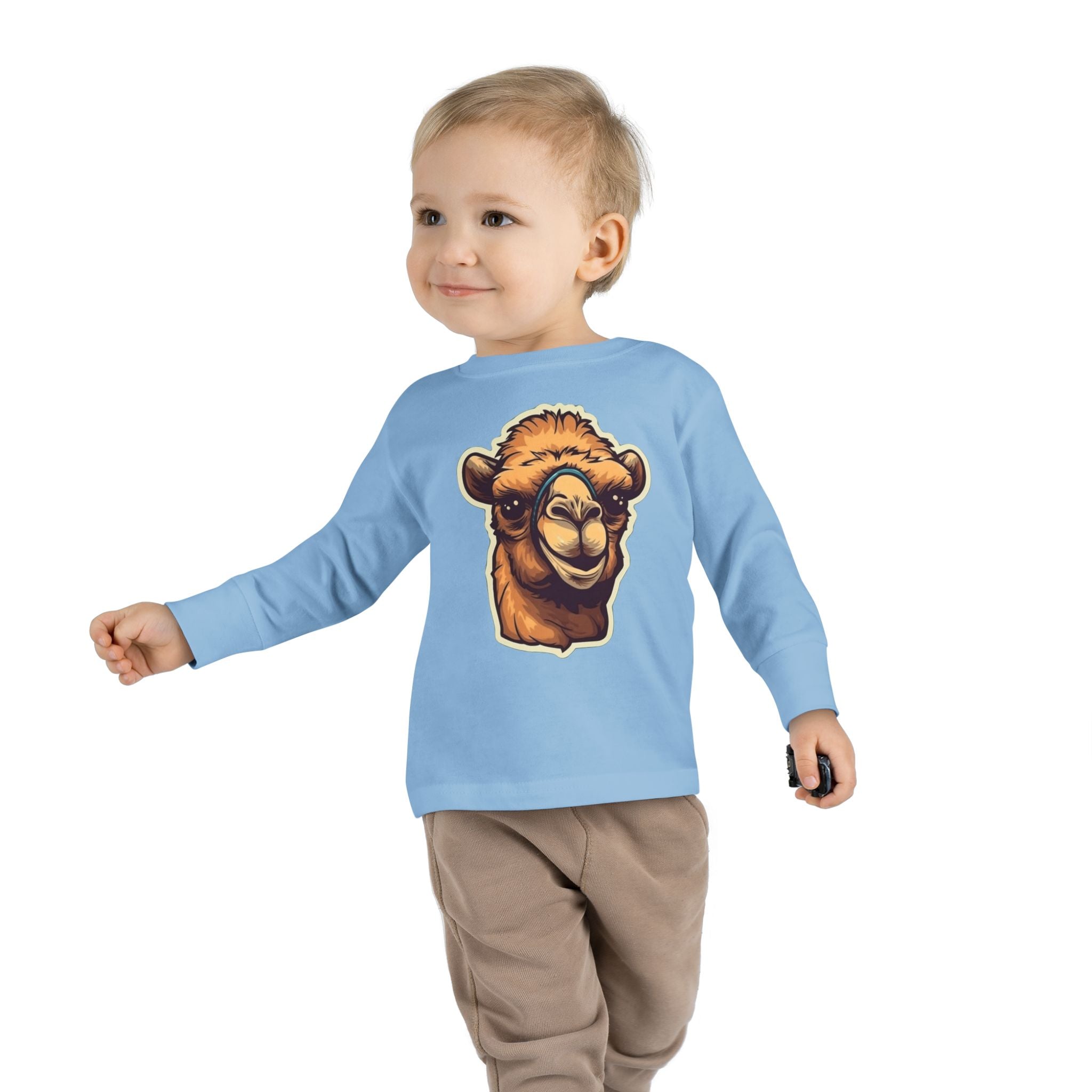 Toddler Long Sleeve Tee - Camel Calf