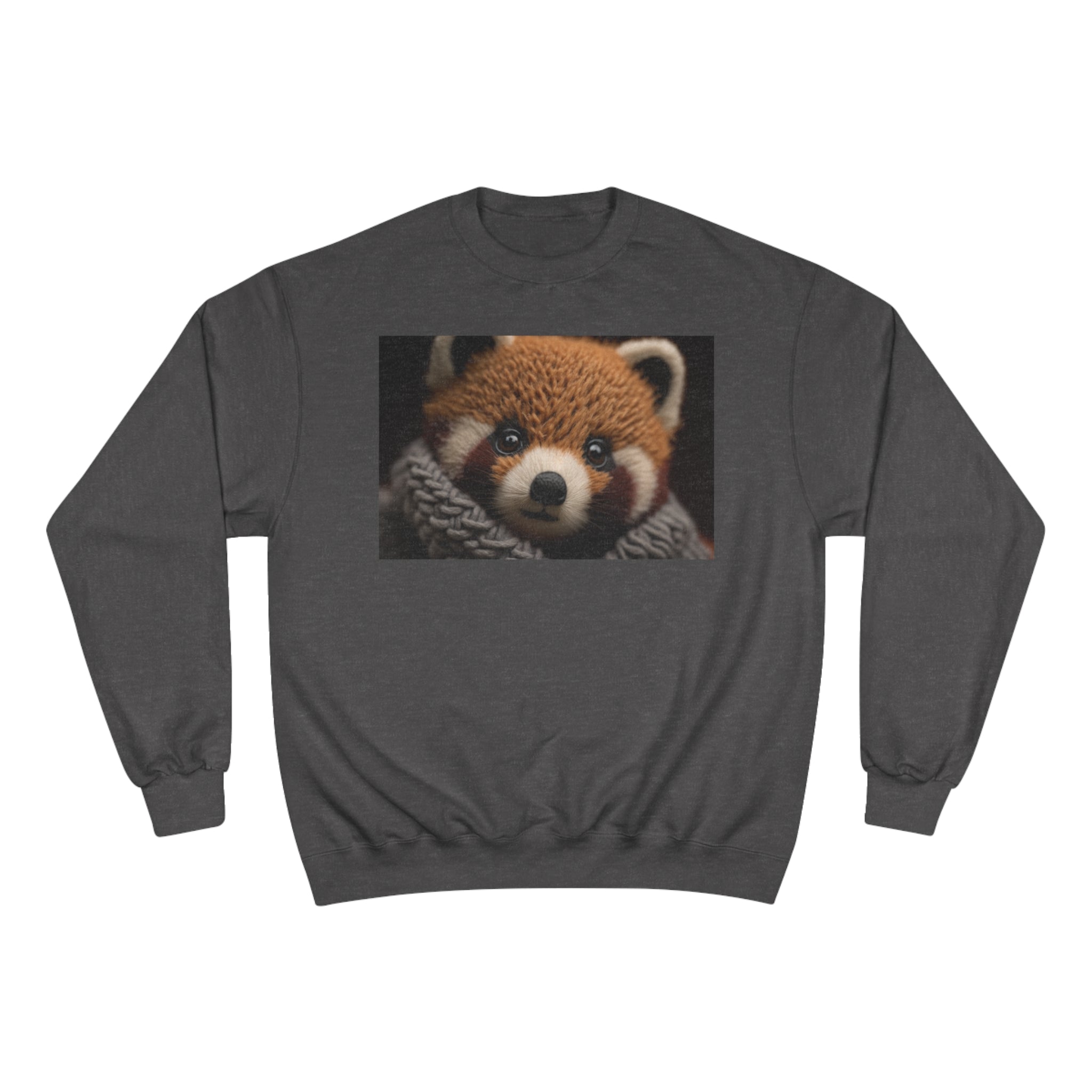 Champion Sweatshirt - Knit Animals, Red Panda Cub