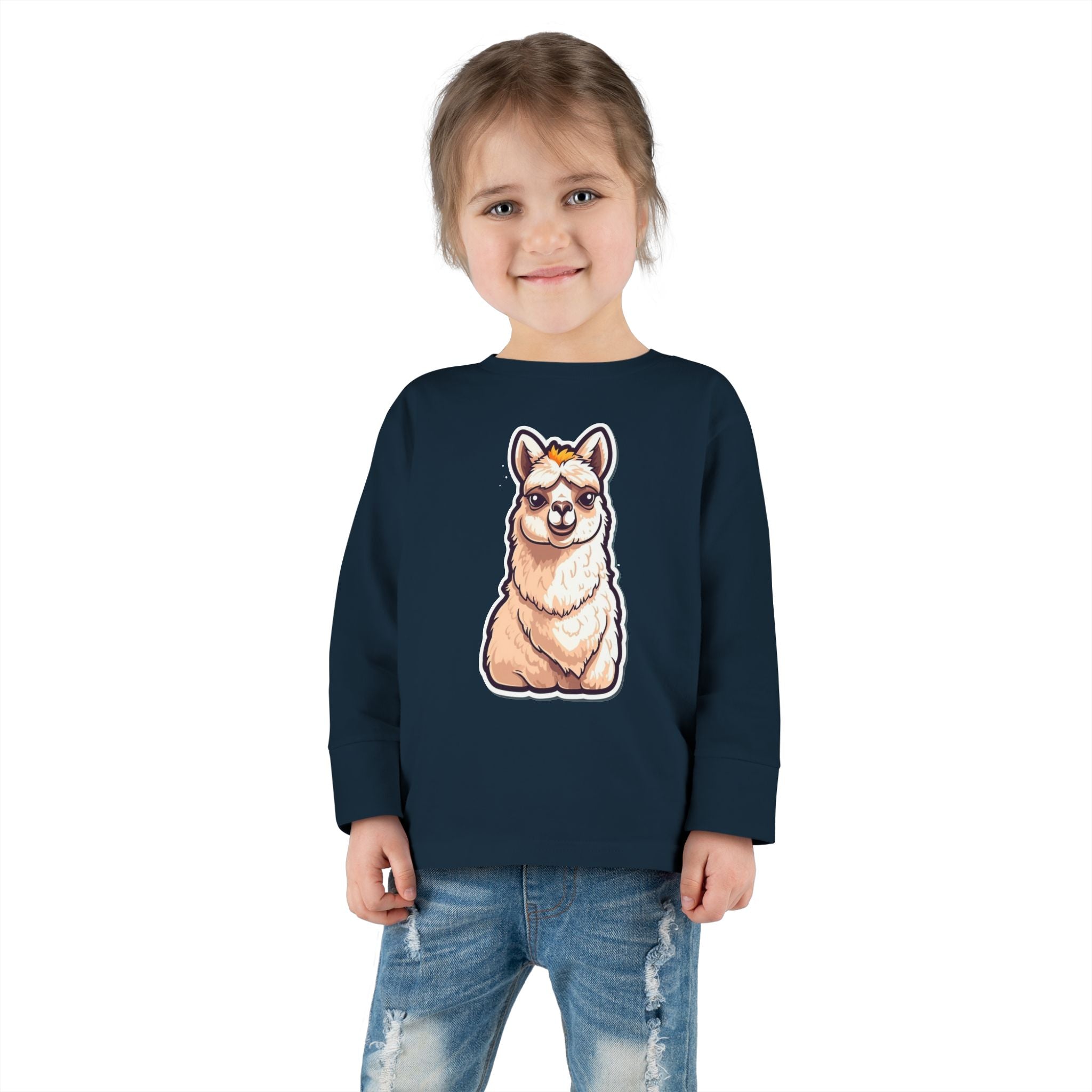 Toddler Long Sleeve Tee - Llama Calf