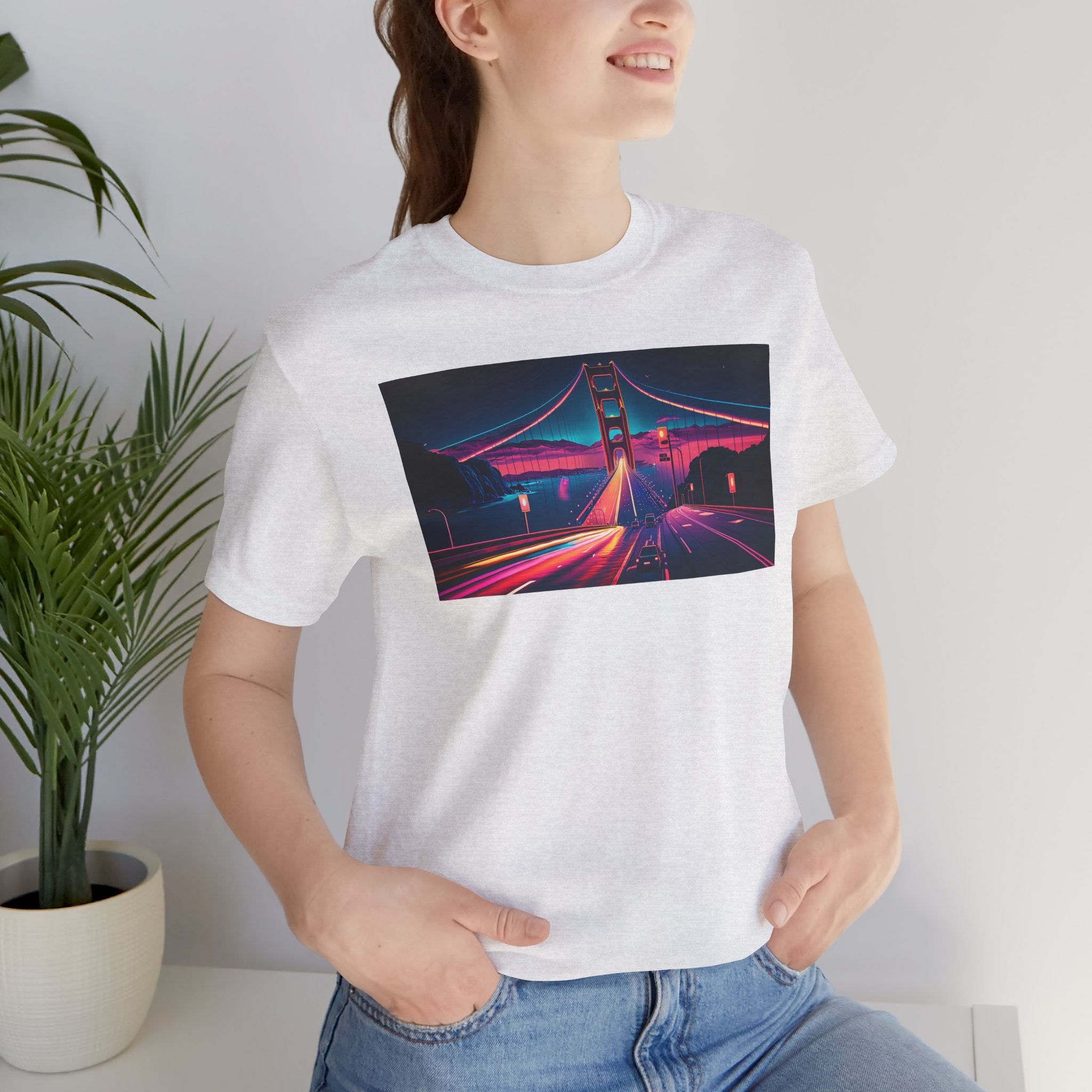 Unisex Jersey Short Sleeve Tee - Golden Gate Bridge, San Francisco, USA