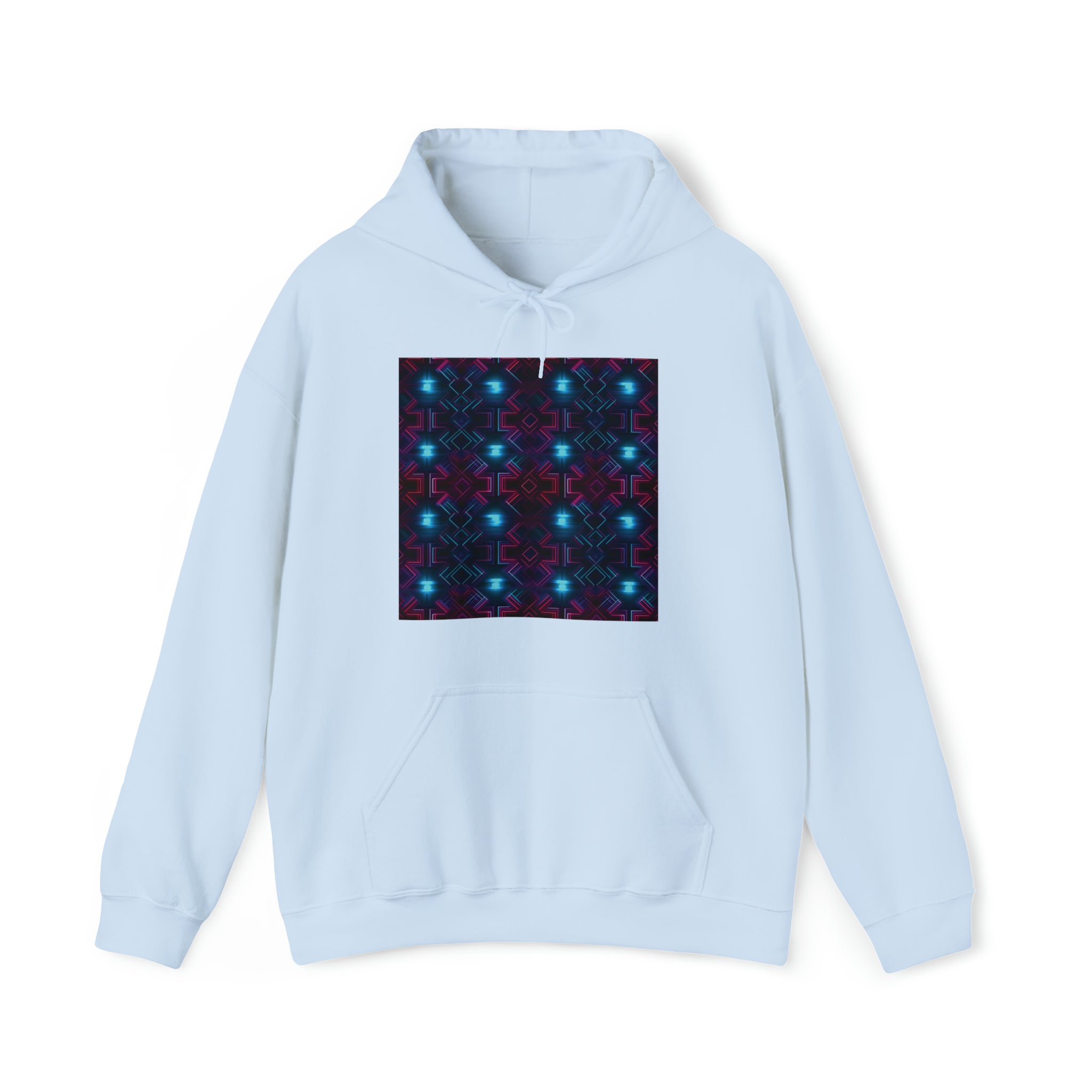 Unisex Heavy Blend™ Hooded Sweatshirt - Abstract Neon Designs 01