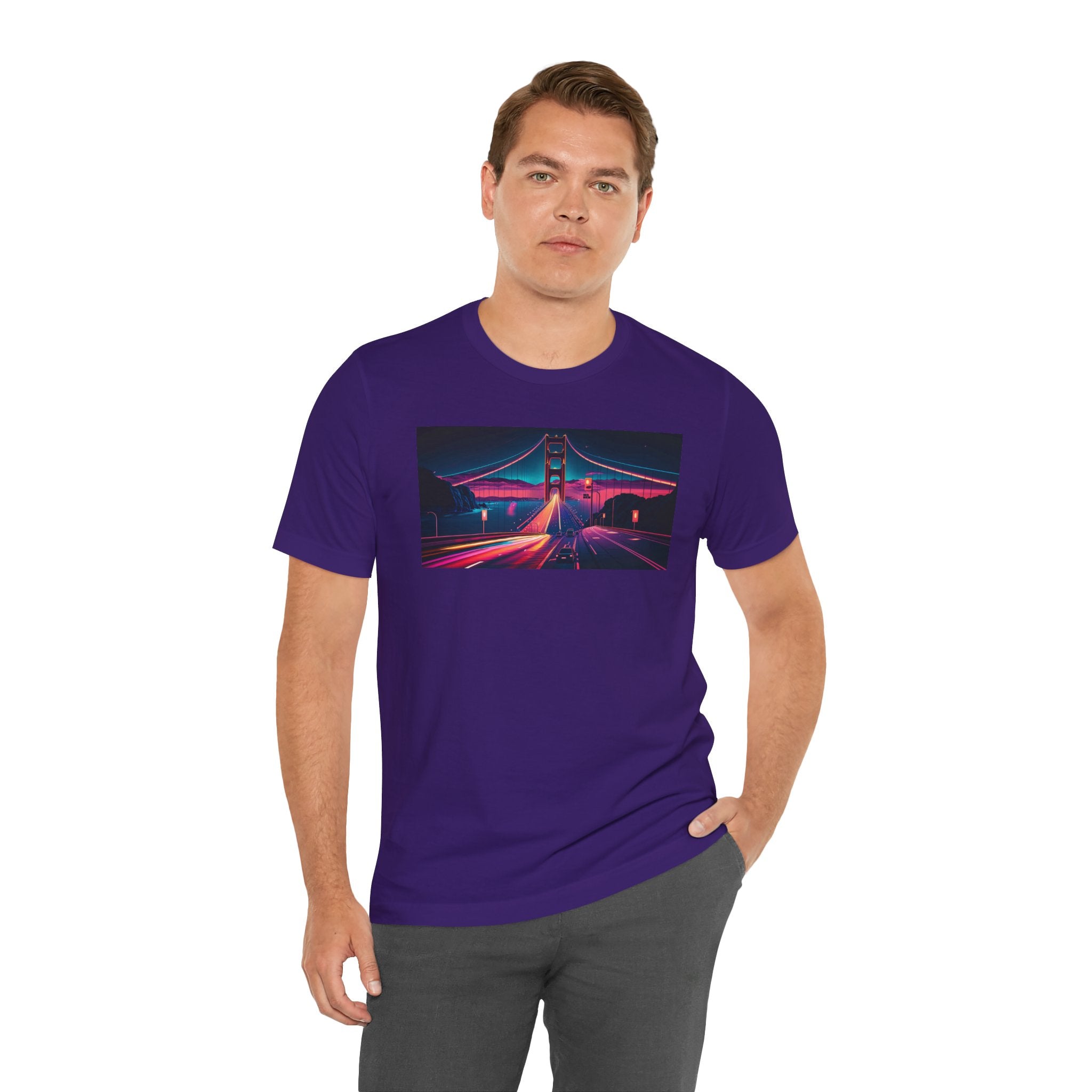 Unisex Jersey Short Sleeve Tee - Golden Gate Bridge, San Francisco, USA