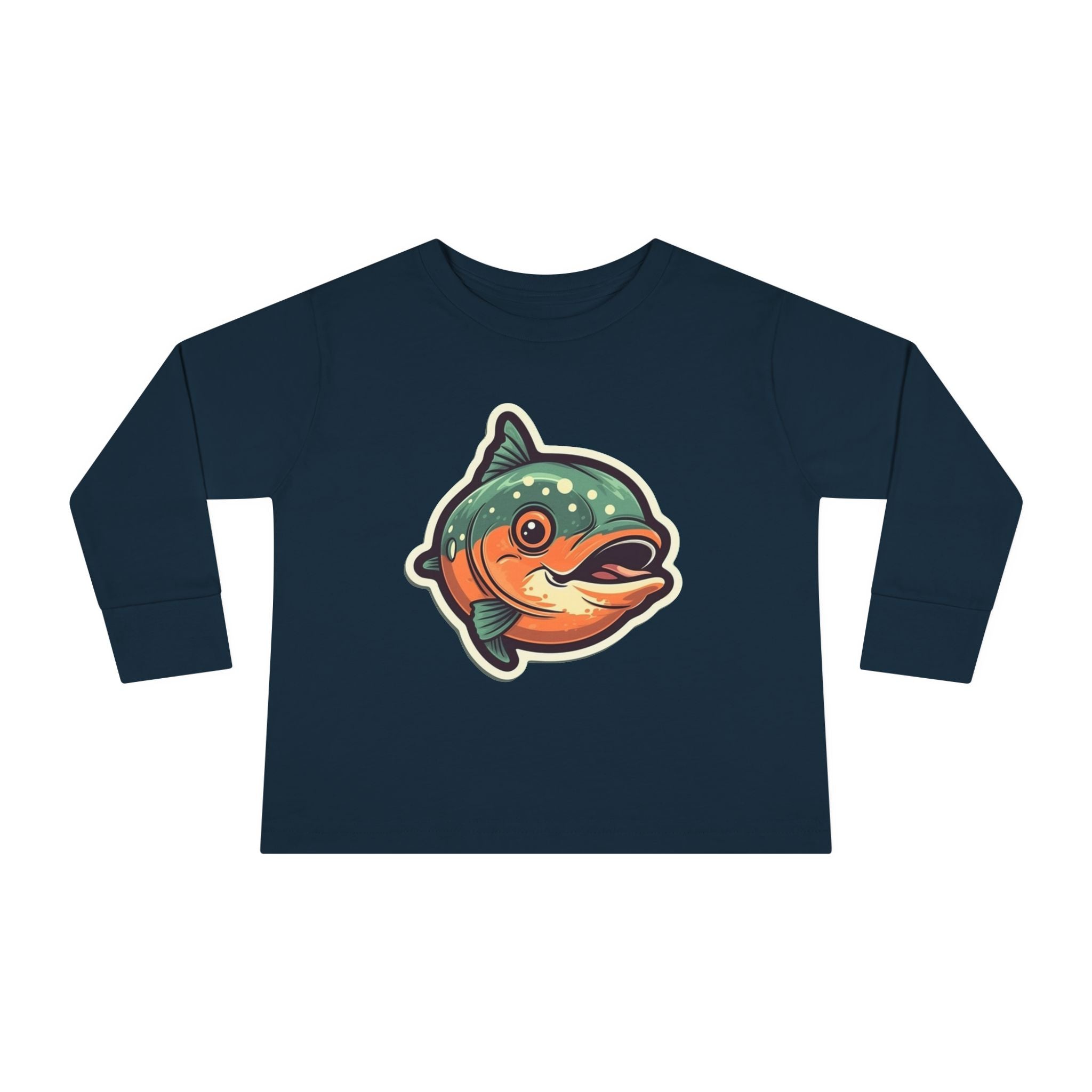 Toddler Long Sleeve Tee - Salmon Fry