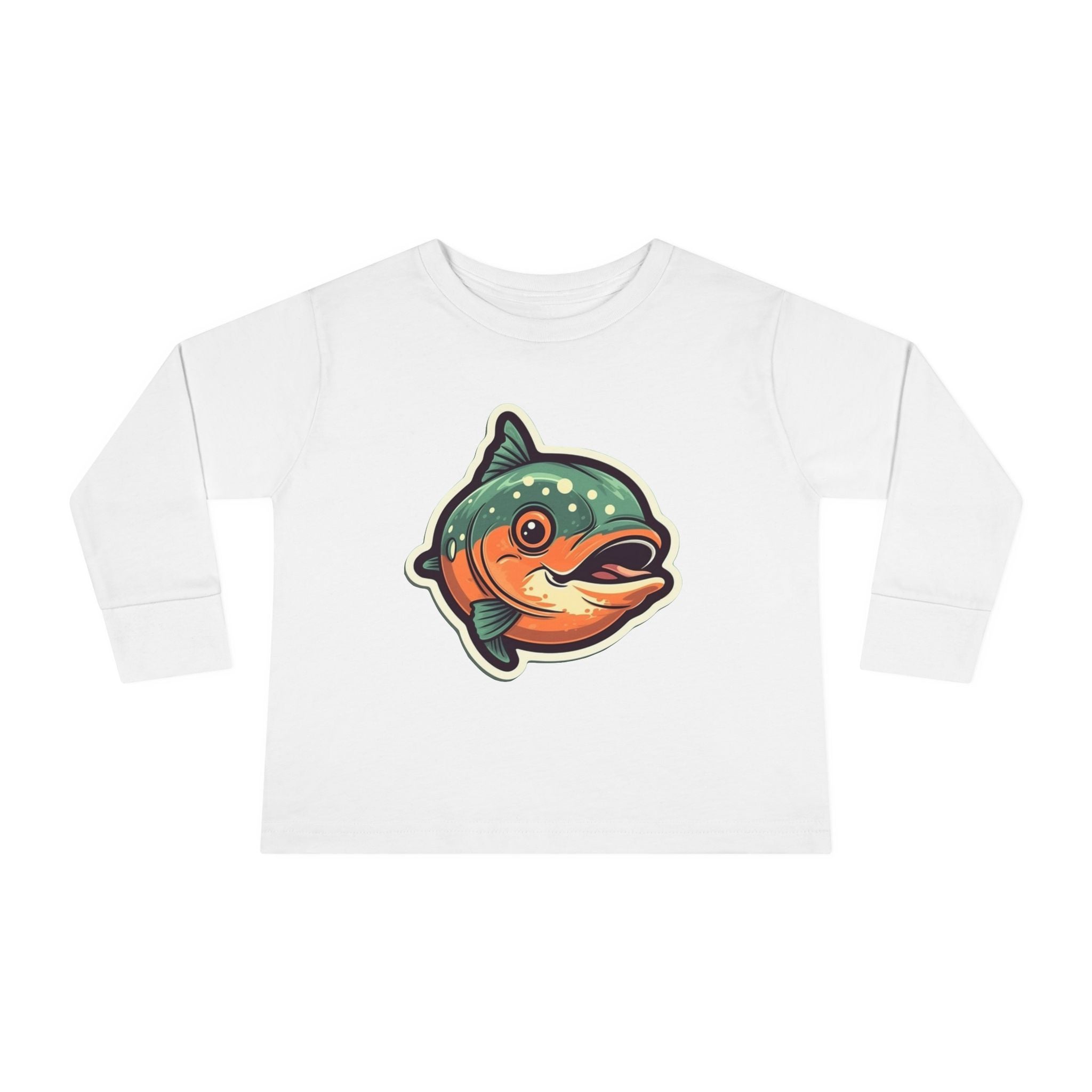 Toddler Long Sleeve Tee - Salmon Fry