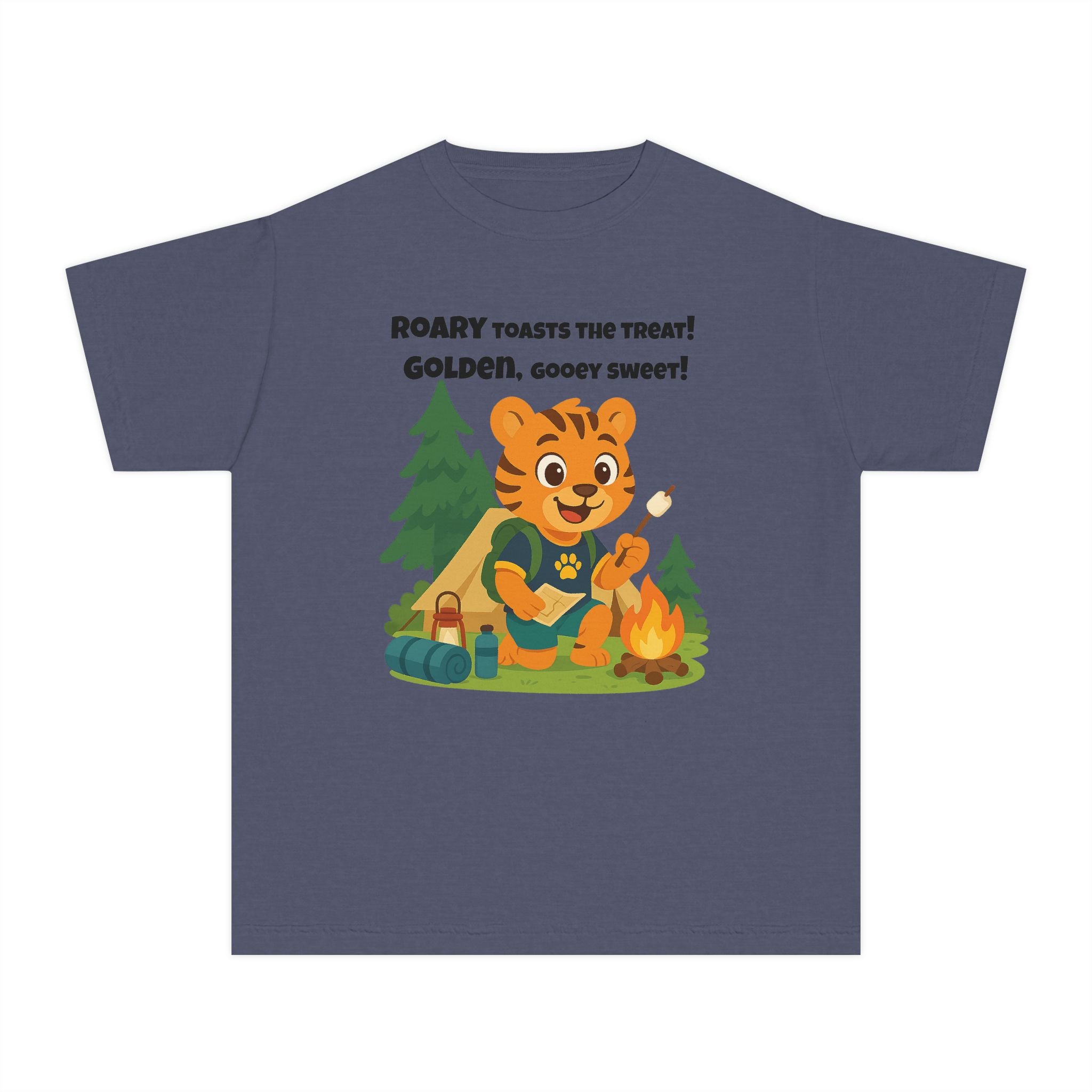 Youth Midweight Cotton Tee - Roary's Camping Adventures