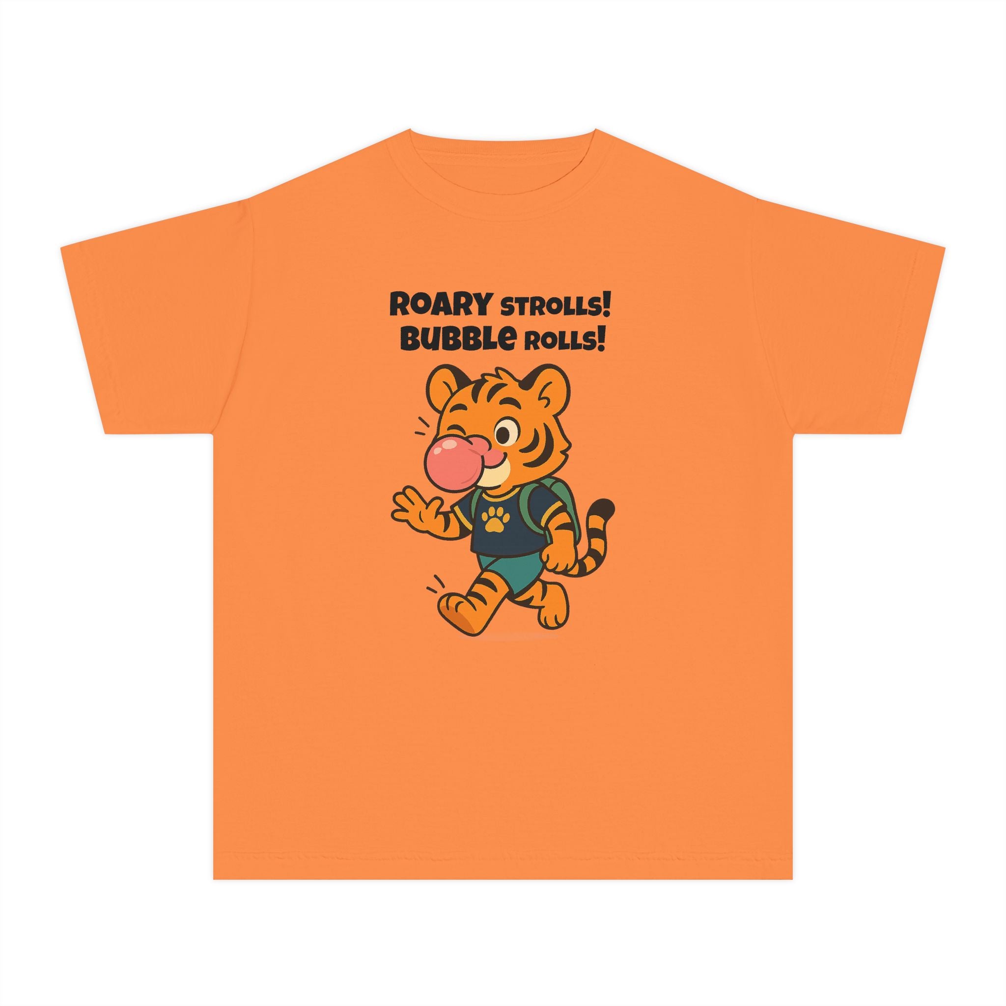 Youth Midweight Cotton Tee - Roary's Bubblegum Time