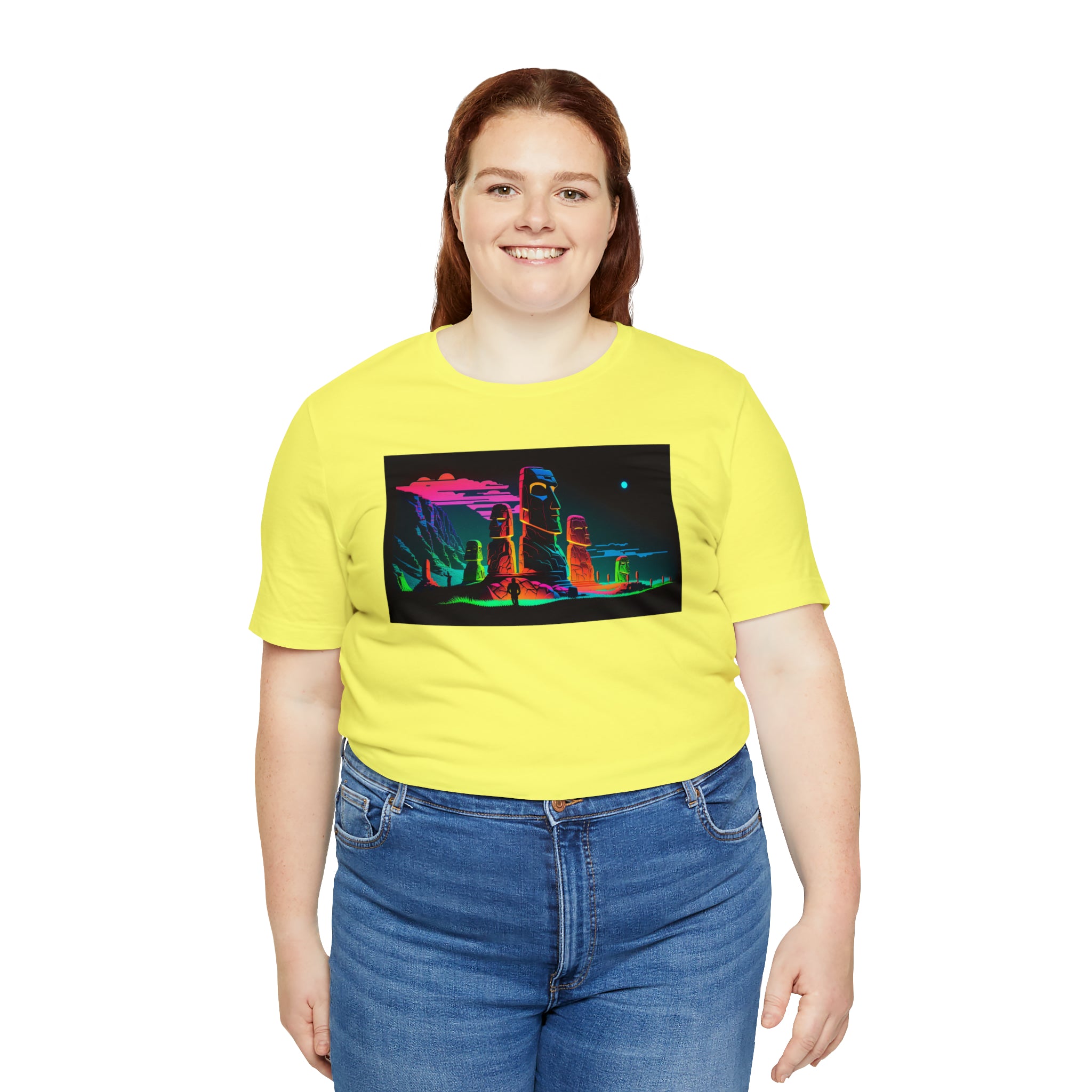 Unisex Jersey Short Sleeve Tee - Easter Islands, Chile