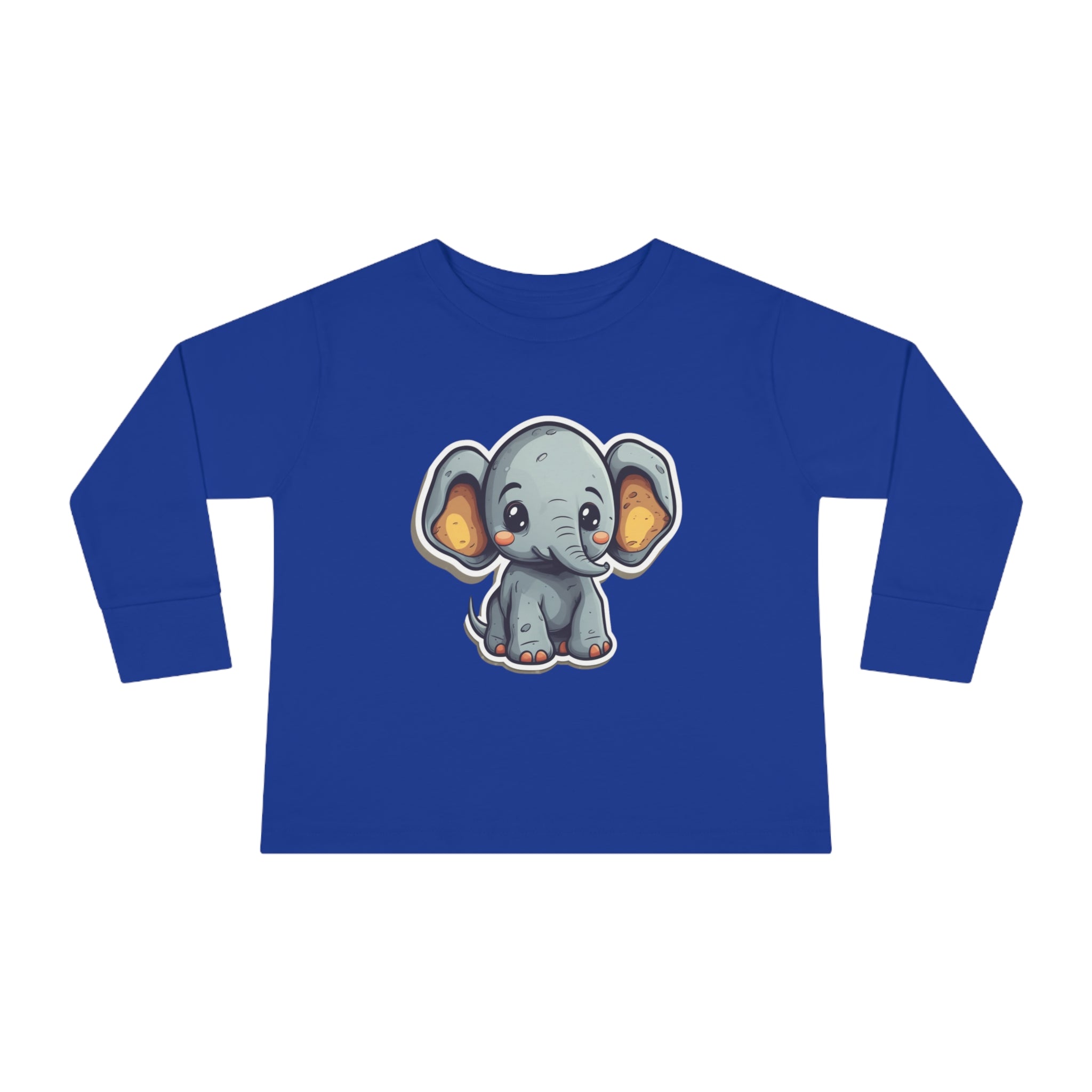 Toddler Long Sleeve Tee - Elephant Calf