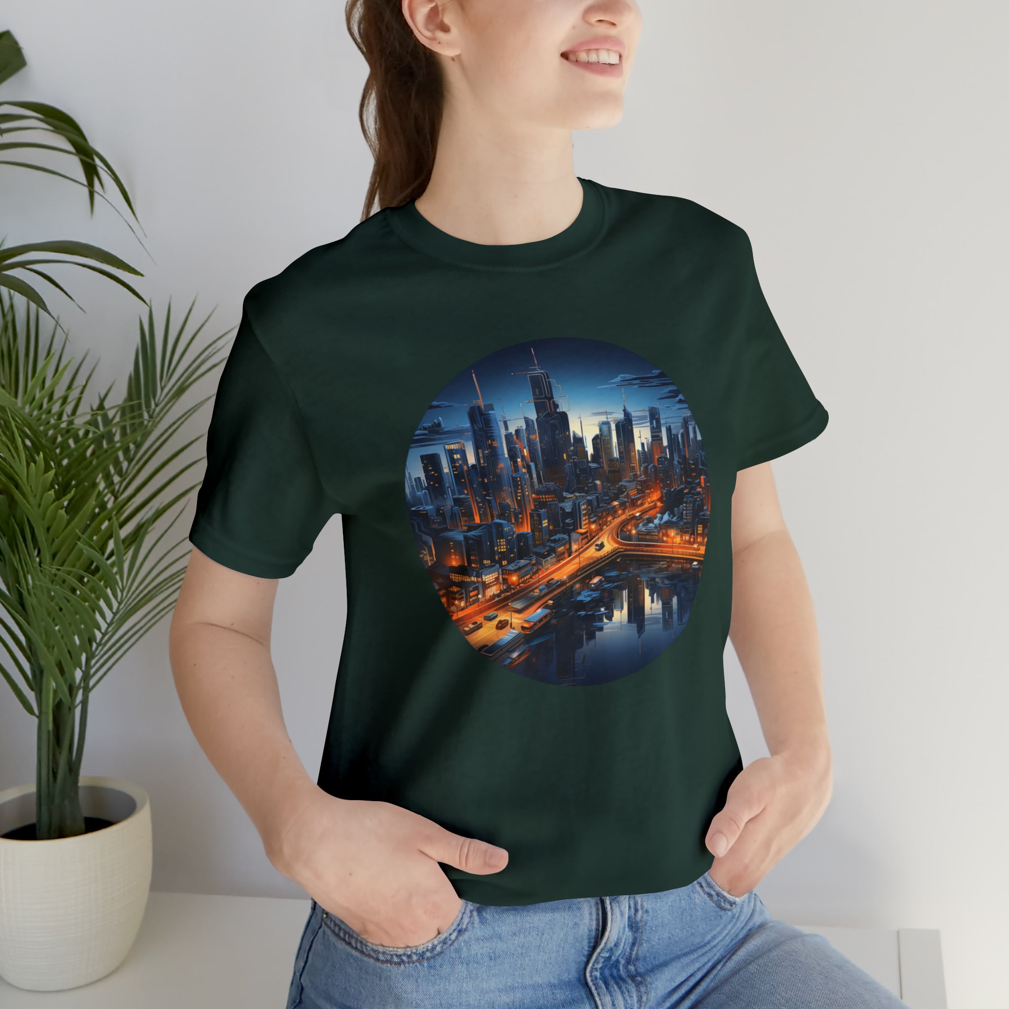 Unisex Jersey Short Sleeve Tee - Isometric Designs 06