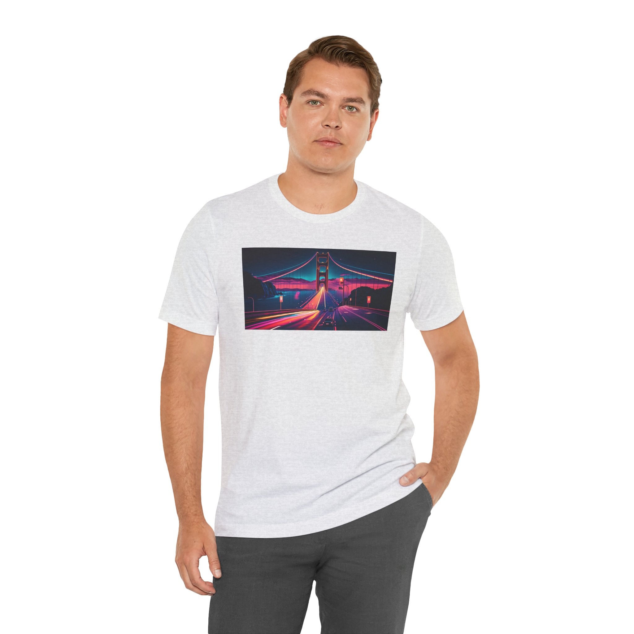 Unisex Jersey Short Sleeve Tee - Golden Gate Bridge, San Francisco, USA