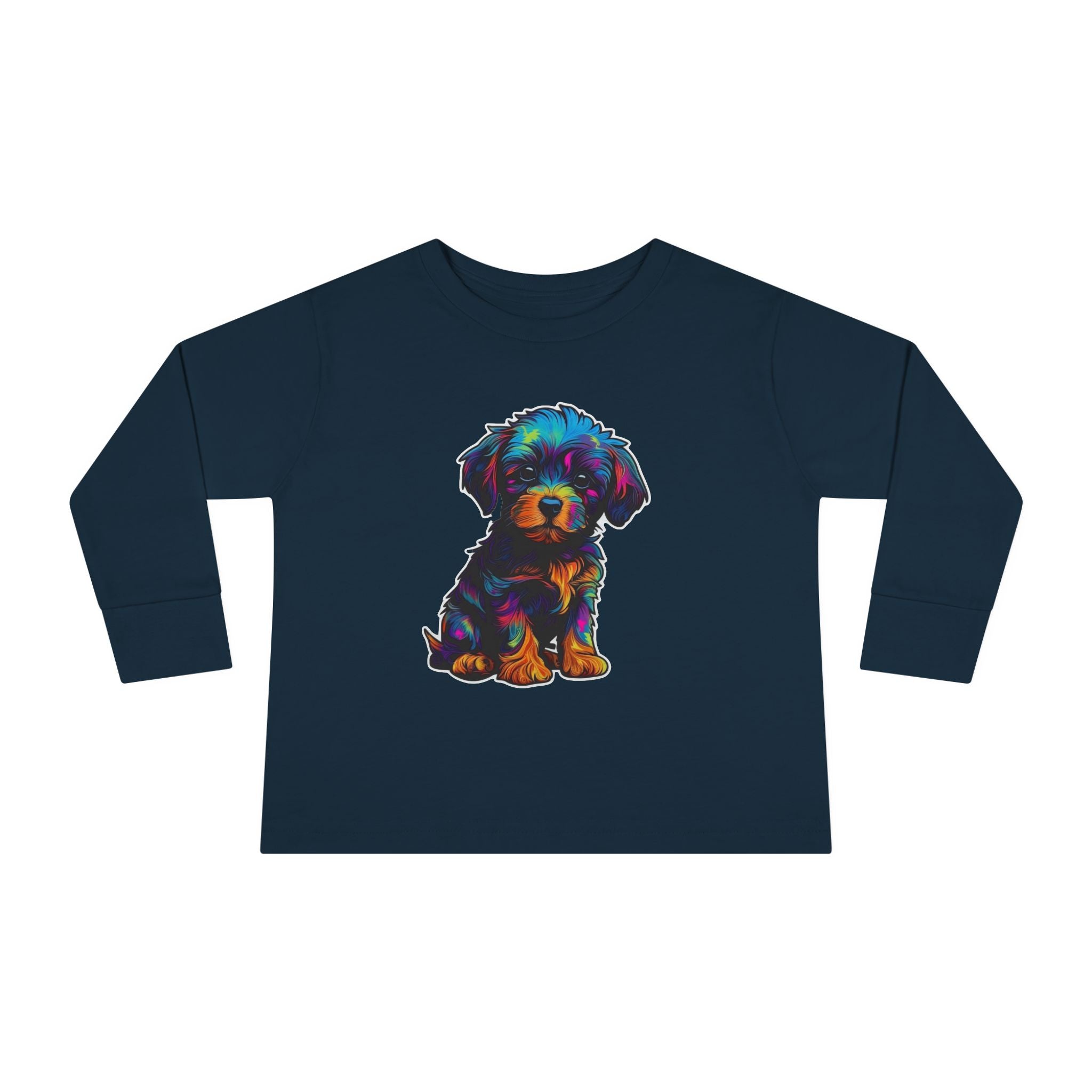 Toddler Long Sleeve Tee - Puppies 04