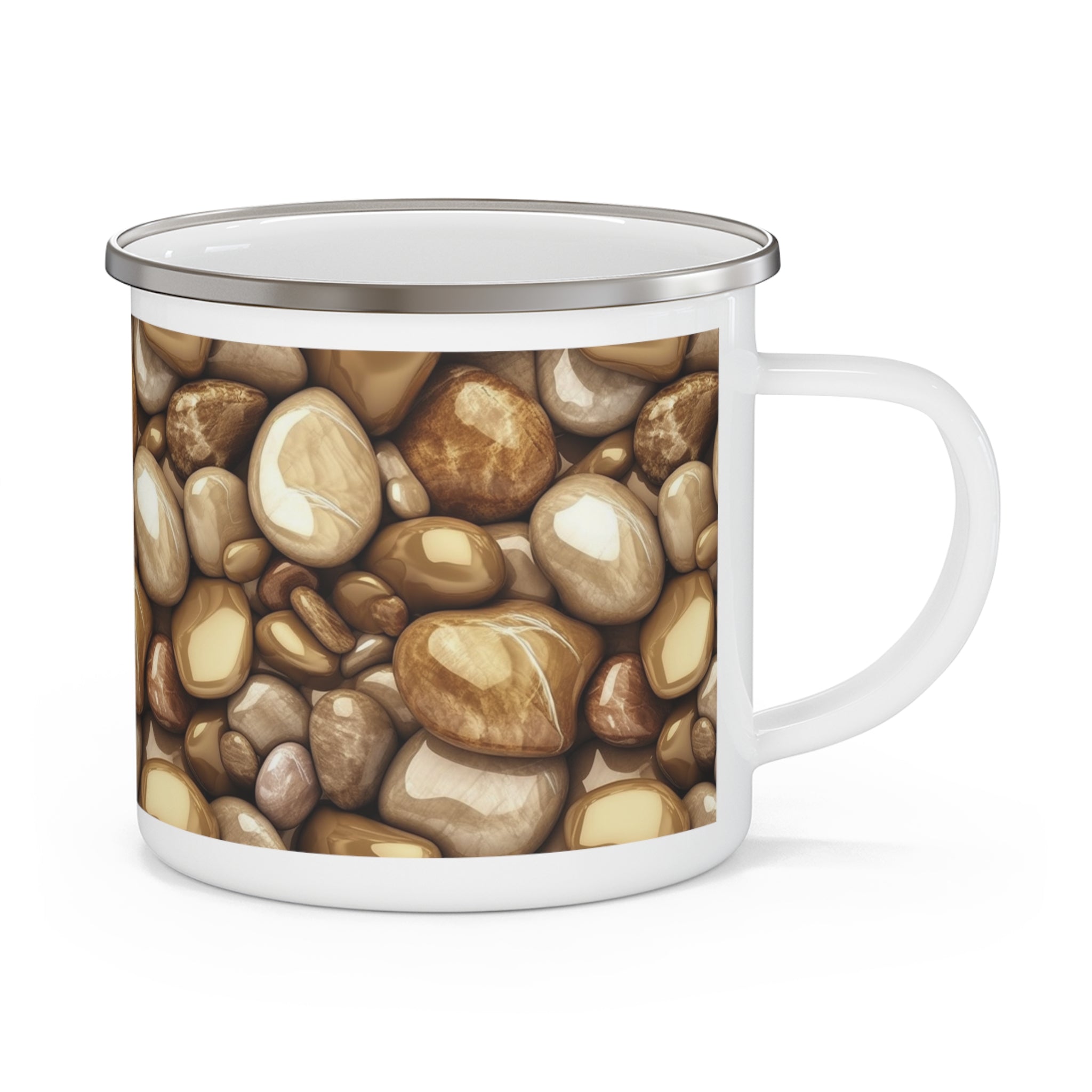 Enamel Camping Mug - Seamless Designs 03