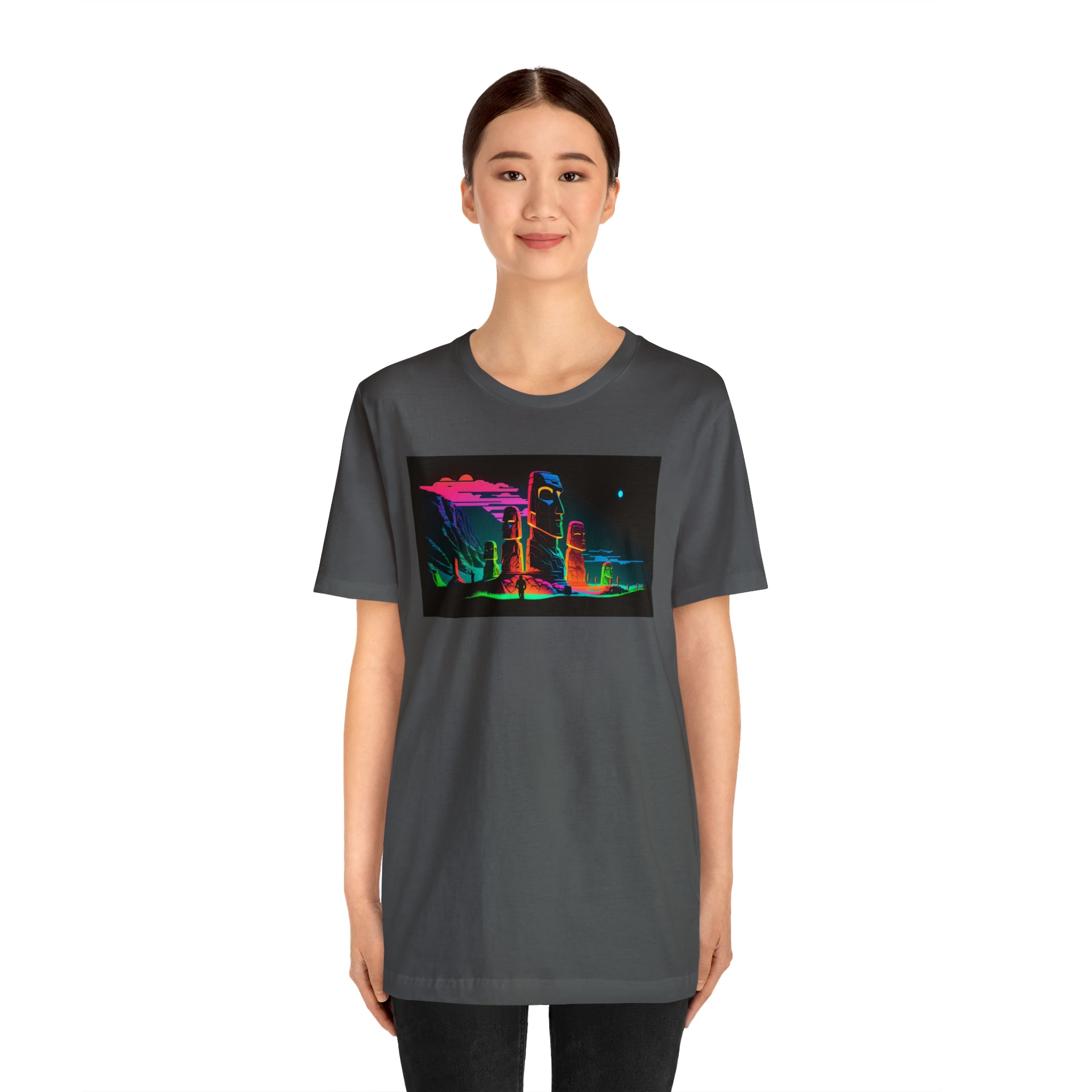 Unisex Jersey Short Sleeve Tee - Easter Islands, Chile
