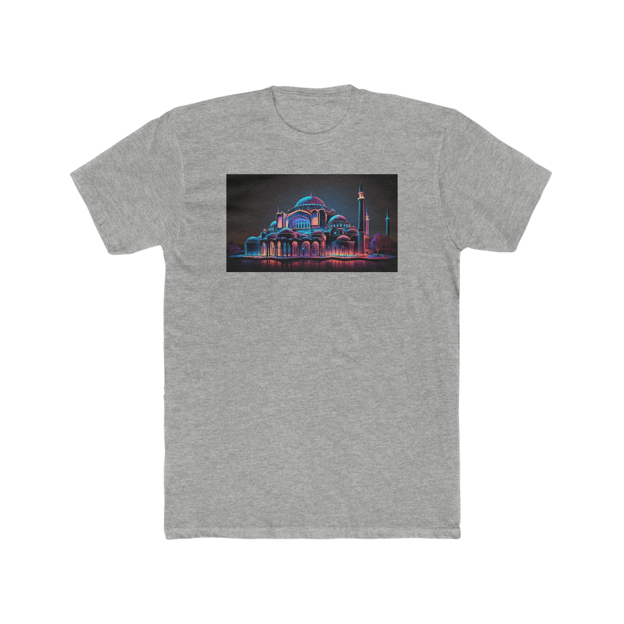 Men's Cotton Crew Tee - Fantasy Art - Hagia Sophia