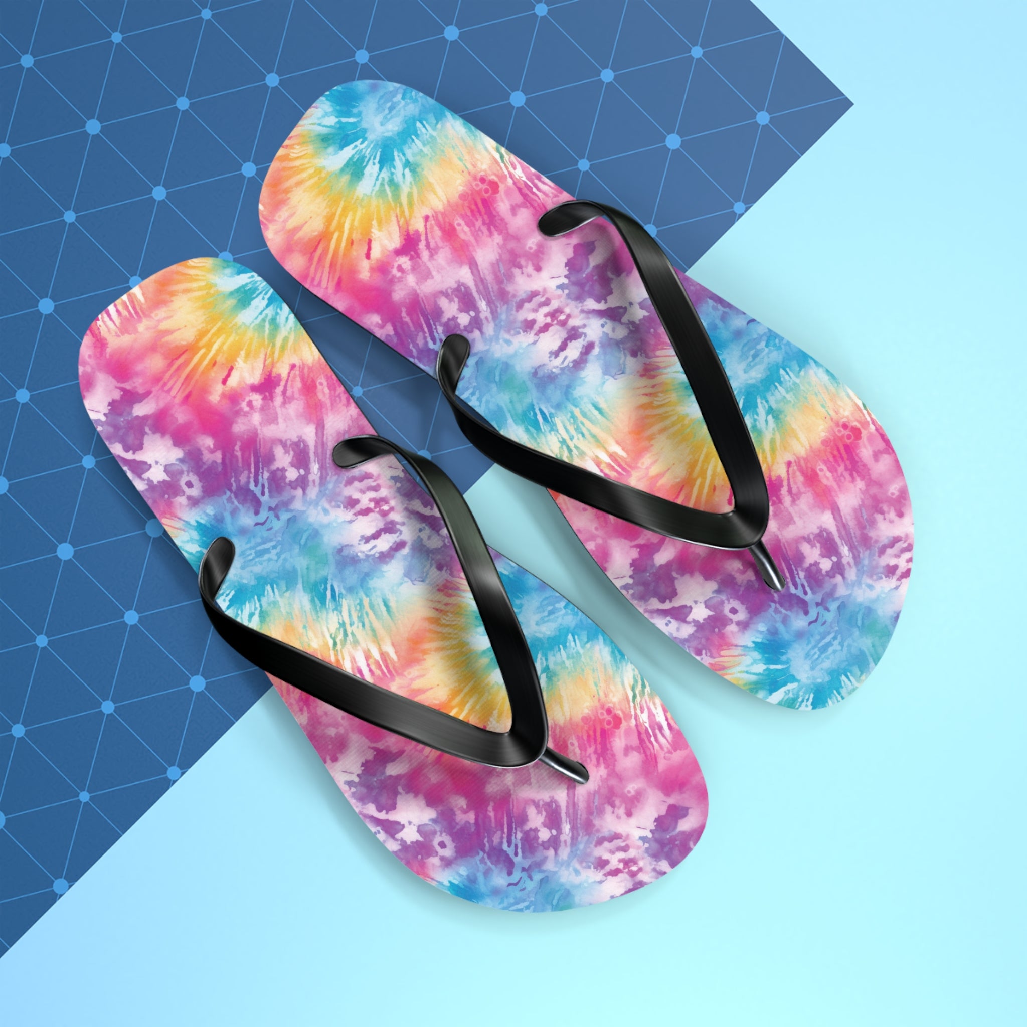 Flip Flops (AOP) - Tie Dye Designs 04