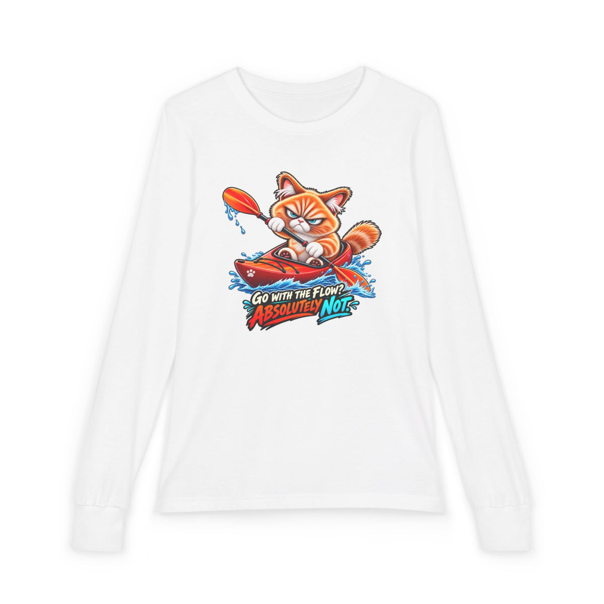 Kayaking - Mildly Feral - Youth Long Sleeve Tee