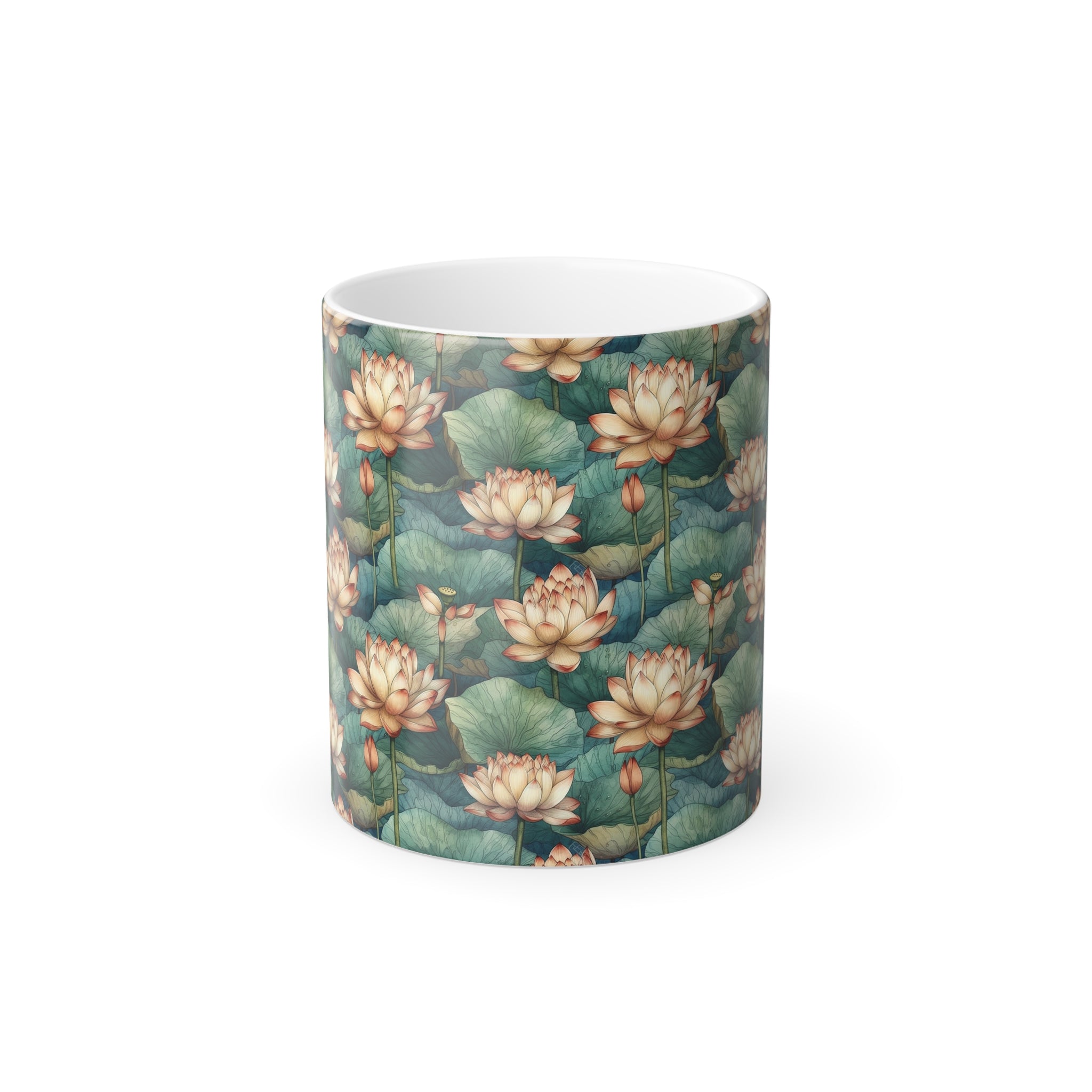 Color-Changing Mug, 11oz — Abstract Lotus Designs