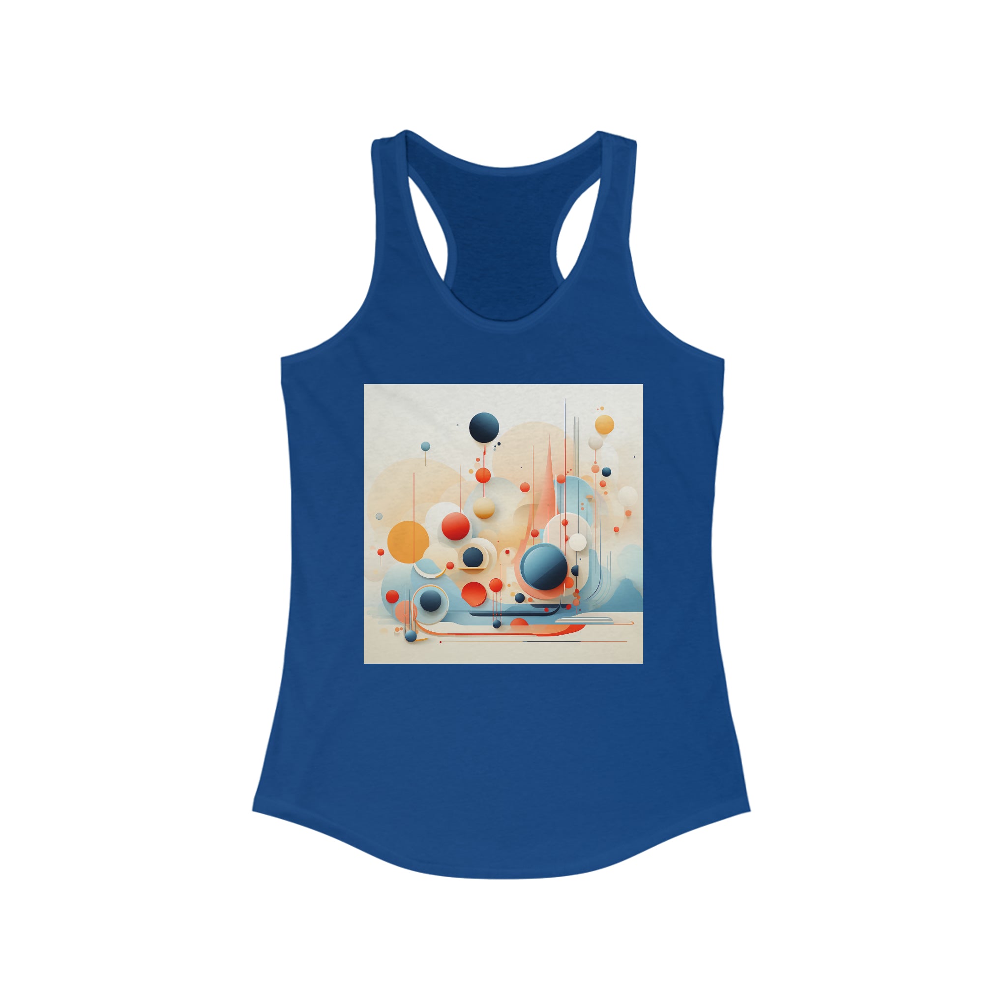 Women's Ideal Racerback Tank - Vector Art Design 28