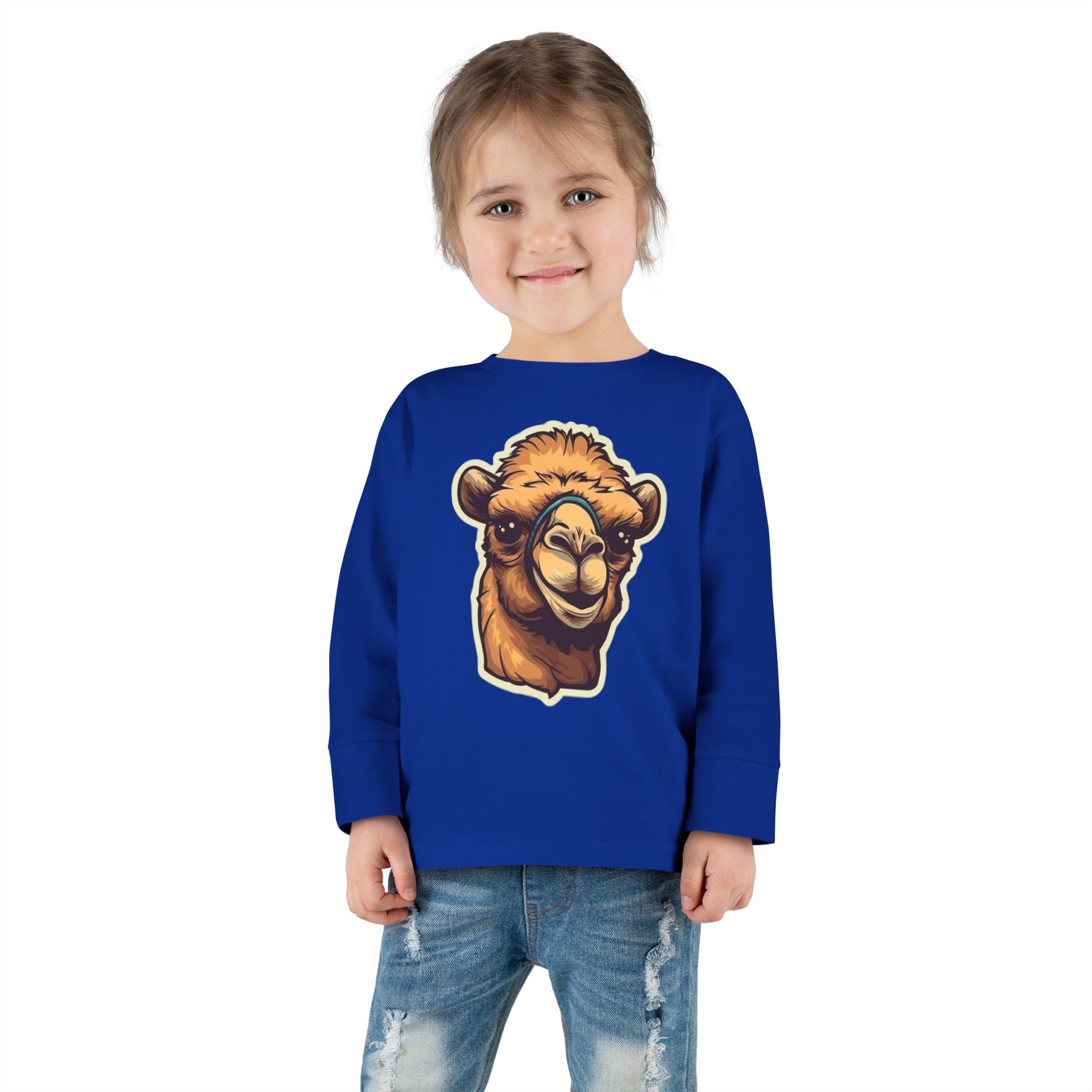 Toddler Long Sleeve Tee - Camel Calf