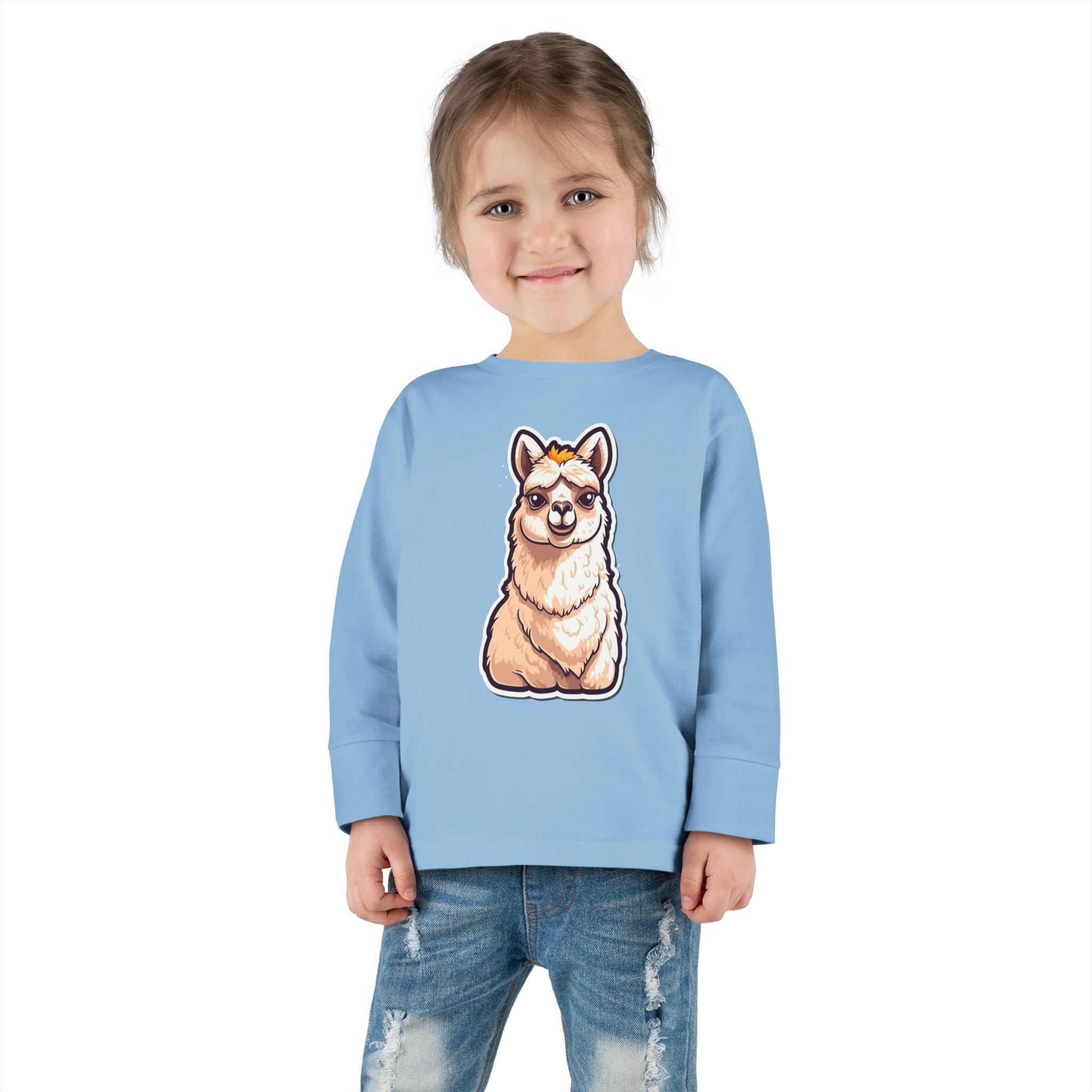 Toddler Long Sleeve Tee - Llama Calf