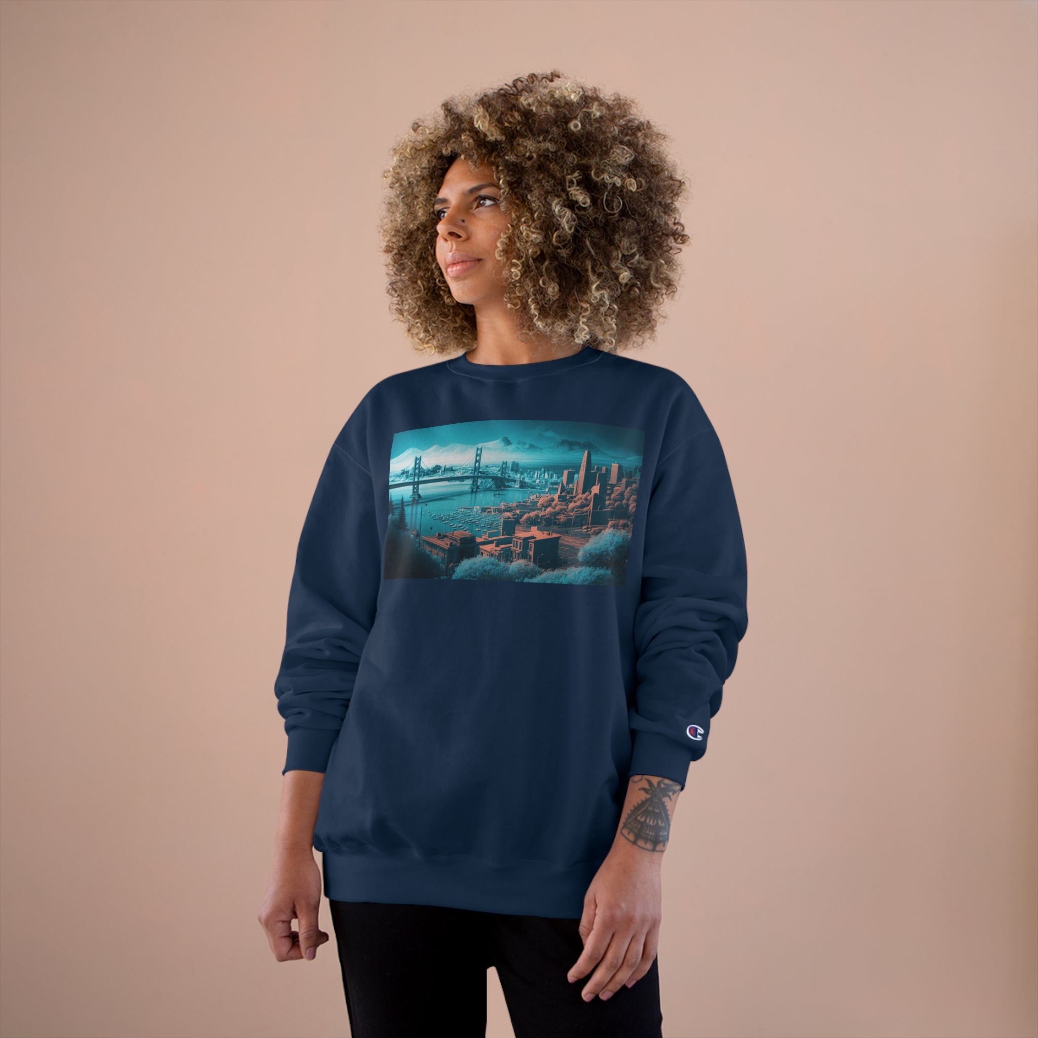 Champion Sweatshirt - Duotone Cities, San Francisco